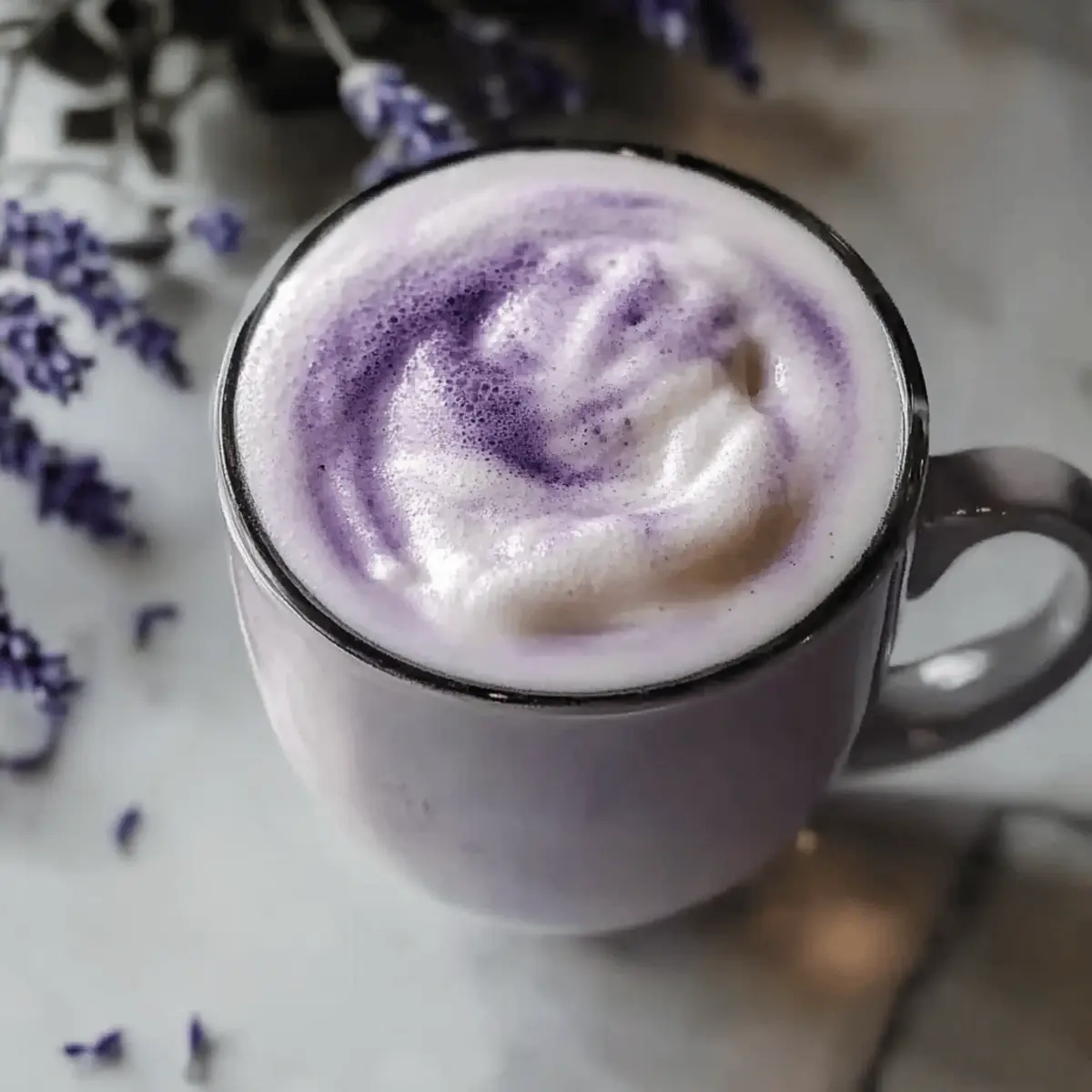 Lavender Cream Cold Foam Naturally Colored for a Sweet Twist