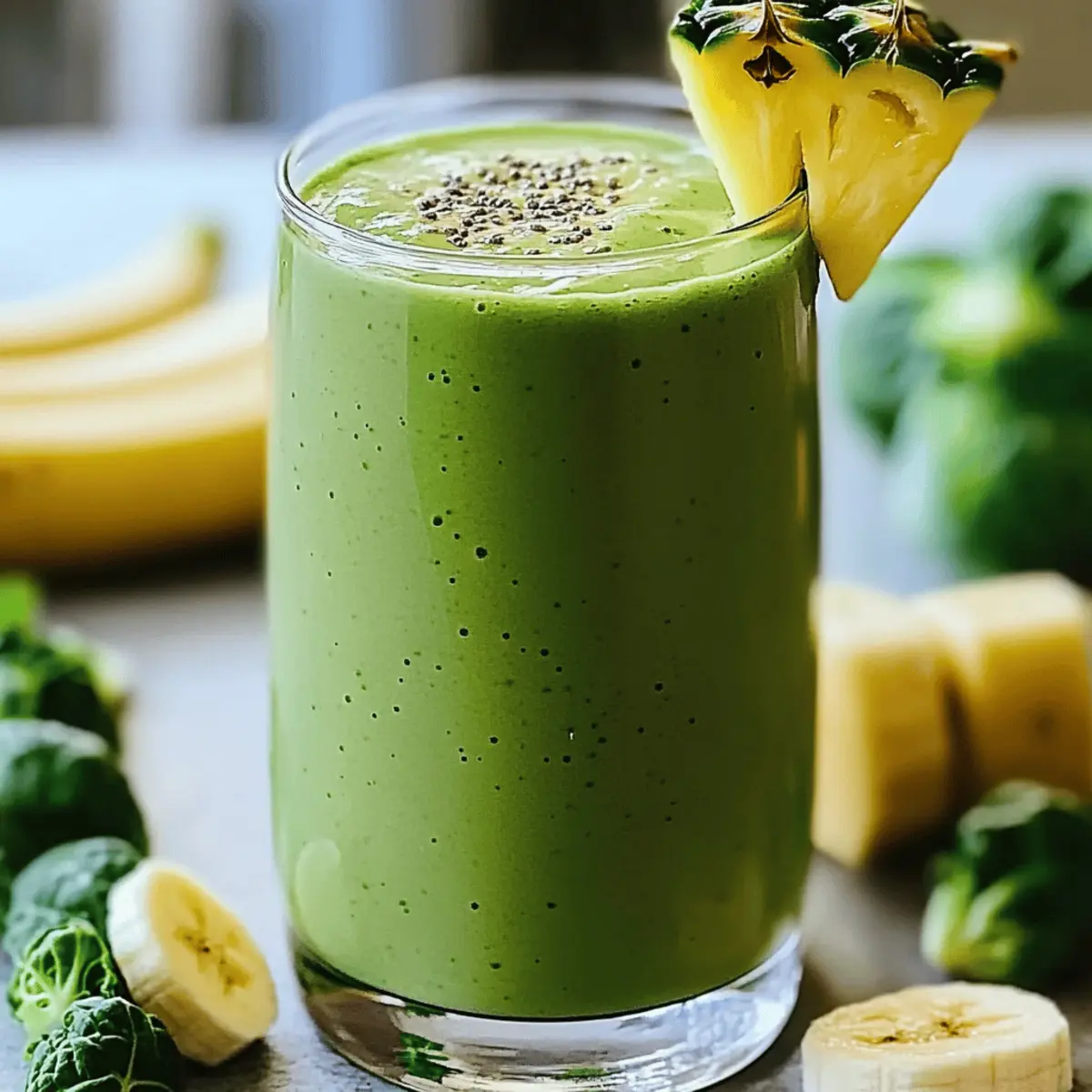 Nourishing Brussels Sprouts Smoothie for a Fresh Boost