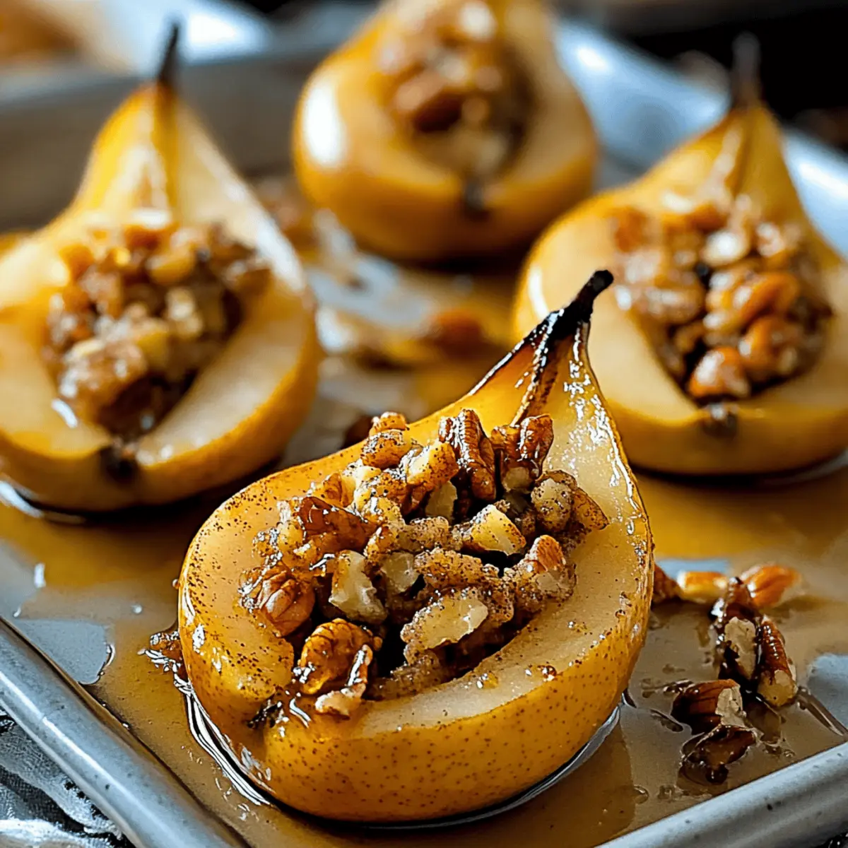 Cinnamon Stuffed Pears: A Cozy, Vegan-Friendly Delight