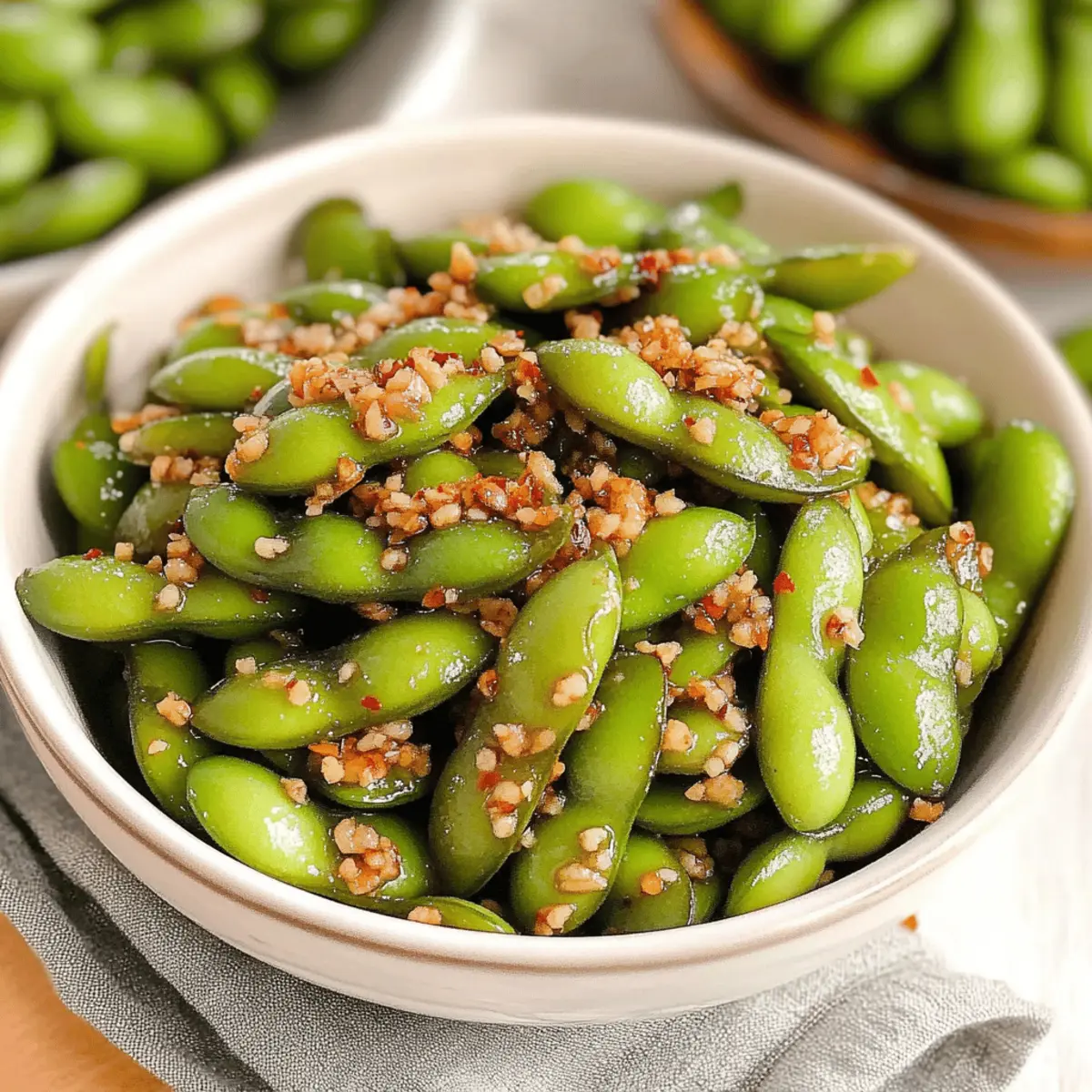 High-Protein Garlic Edamame: Your New Favorite Snack