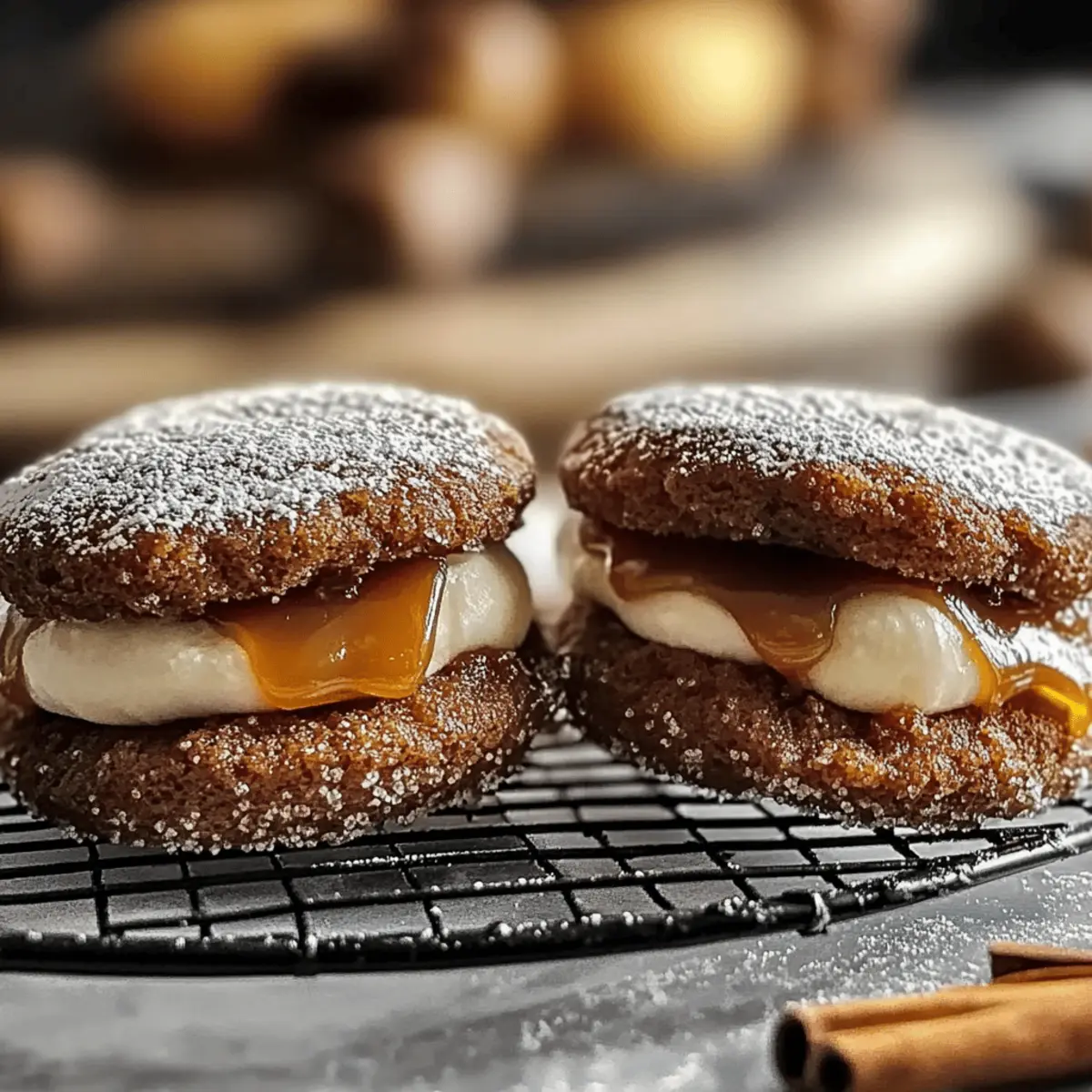 Apple Cider Whoopie Pie Cookies with Caramel for Fall Bliss