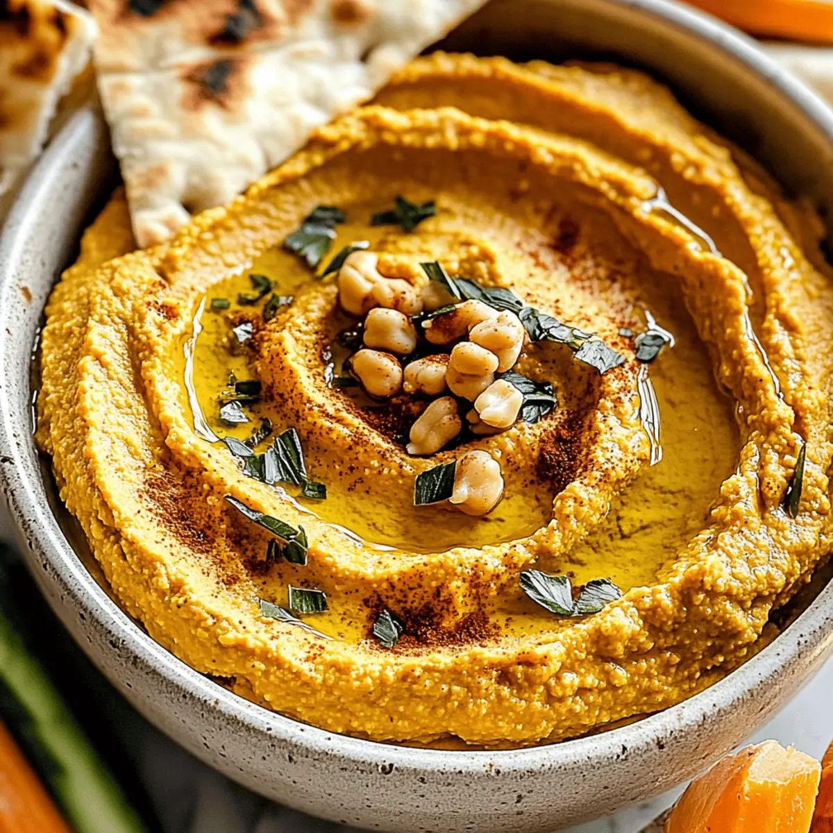 Creamy Pumpkin Hummus Recipe for a Cozy Fall Snack