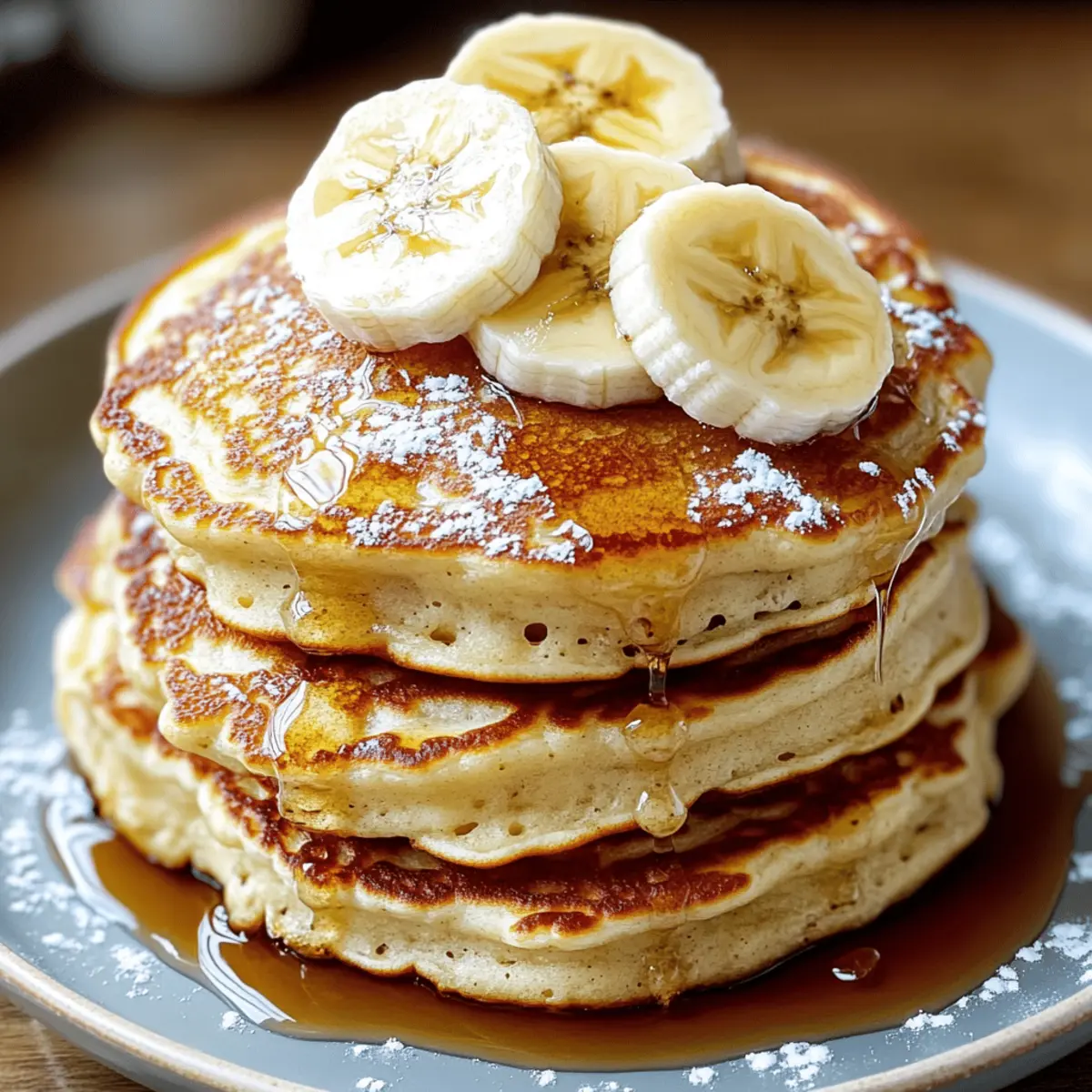 Fluffy Homemade Banana Pancakes That Will Brighten Your Day