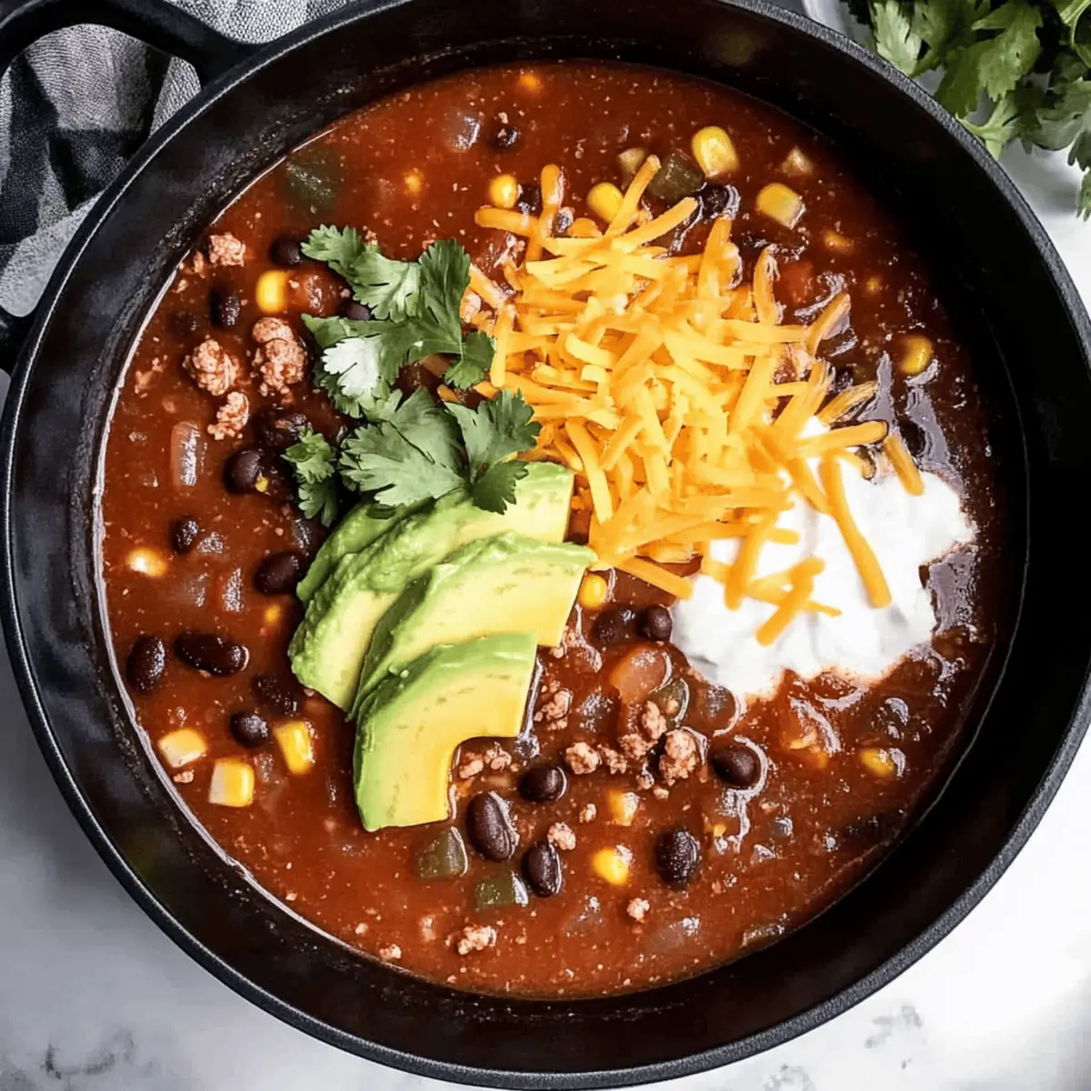 Flavorful Beef Taco Soup for Cozy Nights at Home