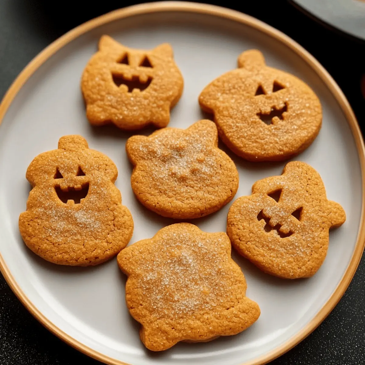 Winter's Favorite Halloween Pumpkin Spice Cookies (Vegan)