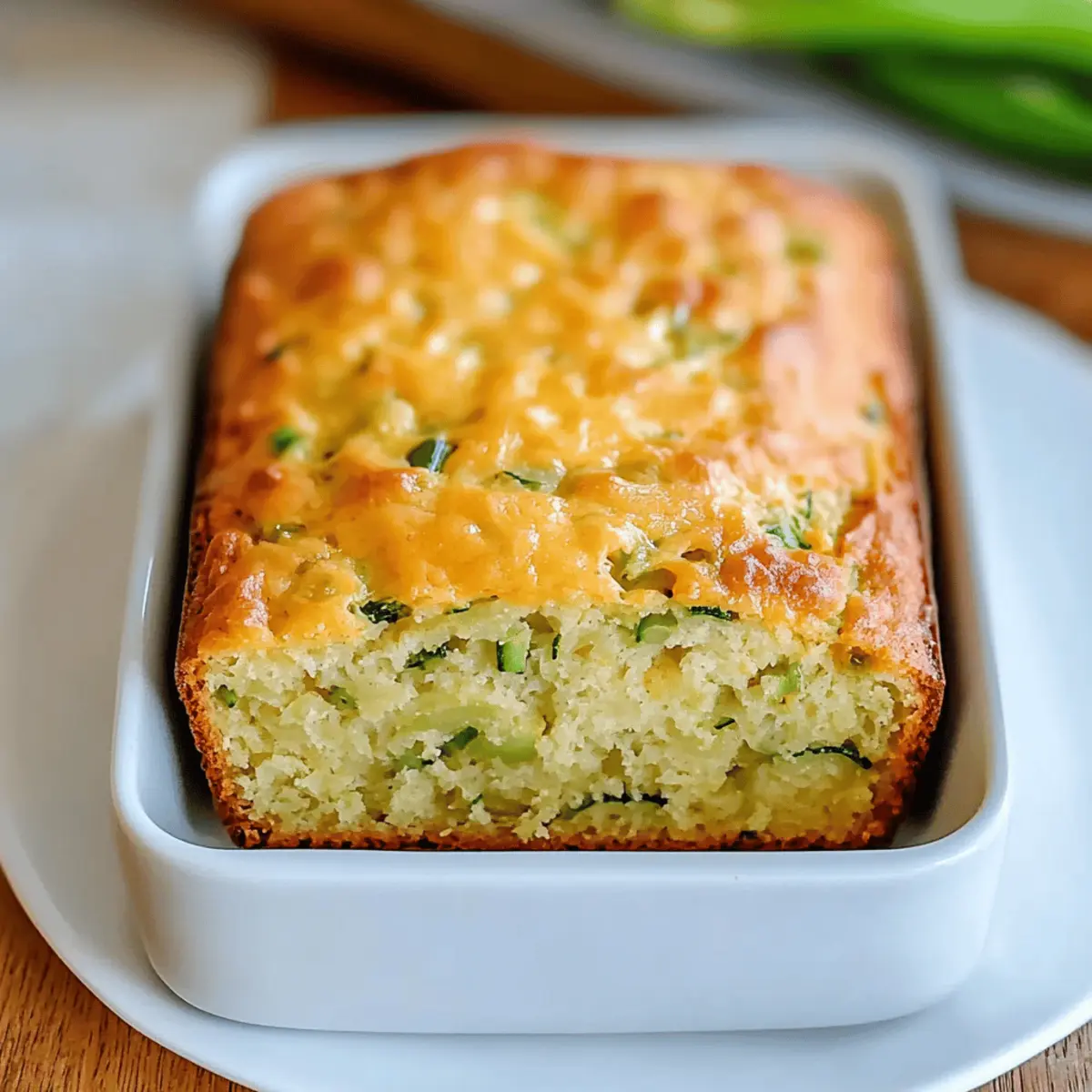 Green Onion Zucchini Cheddar Quick Bread for Cozy Mornings