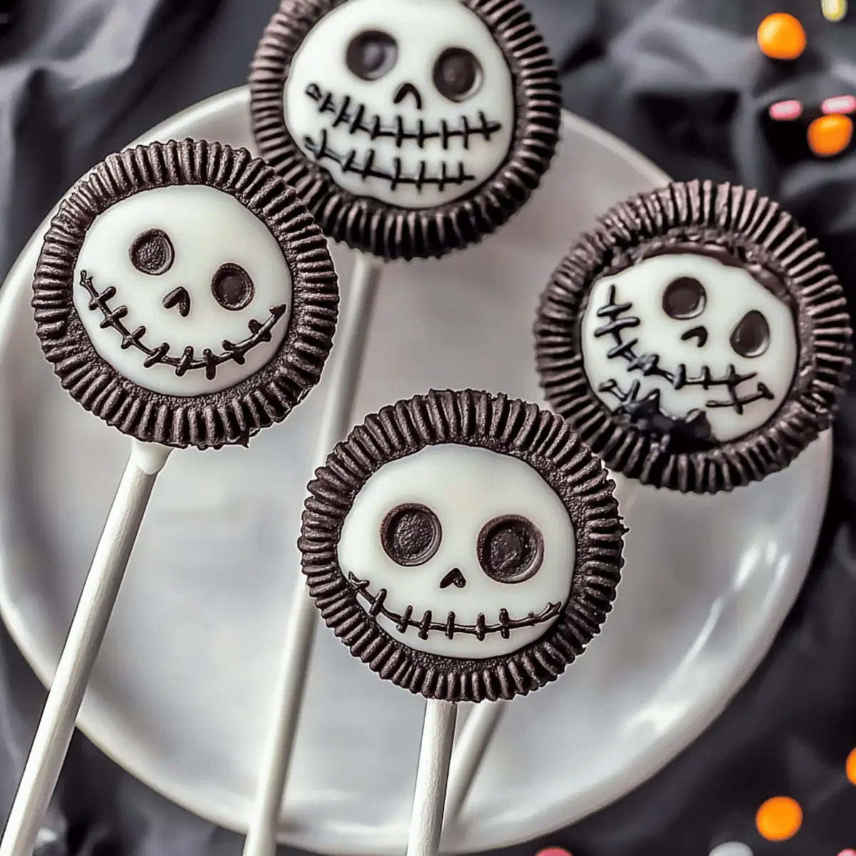 Delightful Jack Skellington Oreo Pops for Spooky Halloween Fun