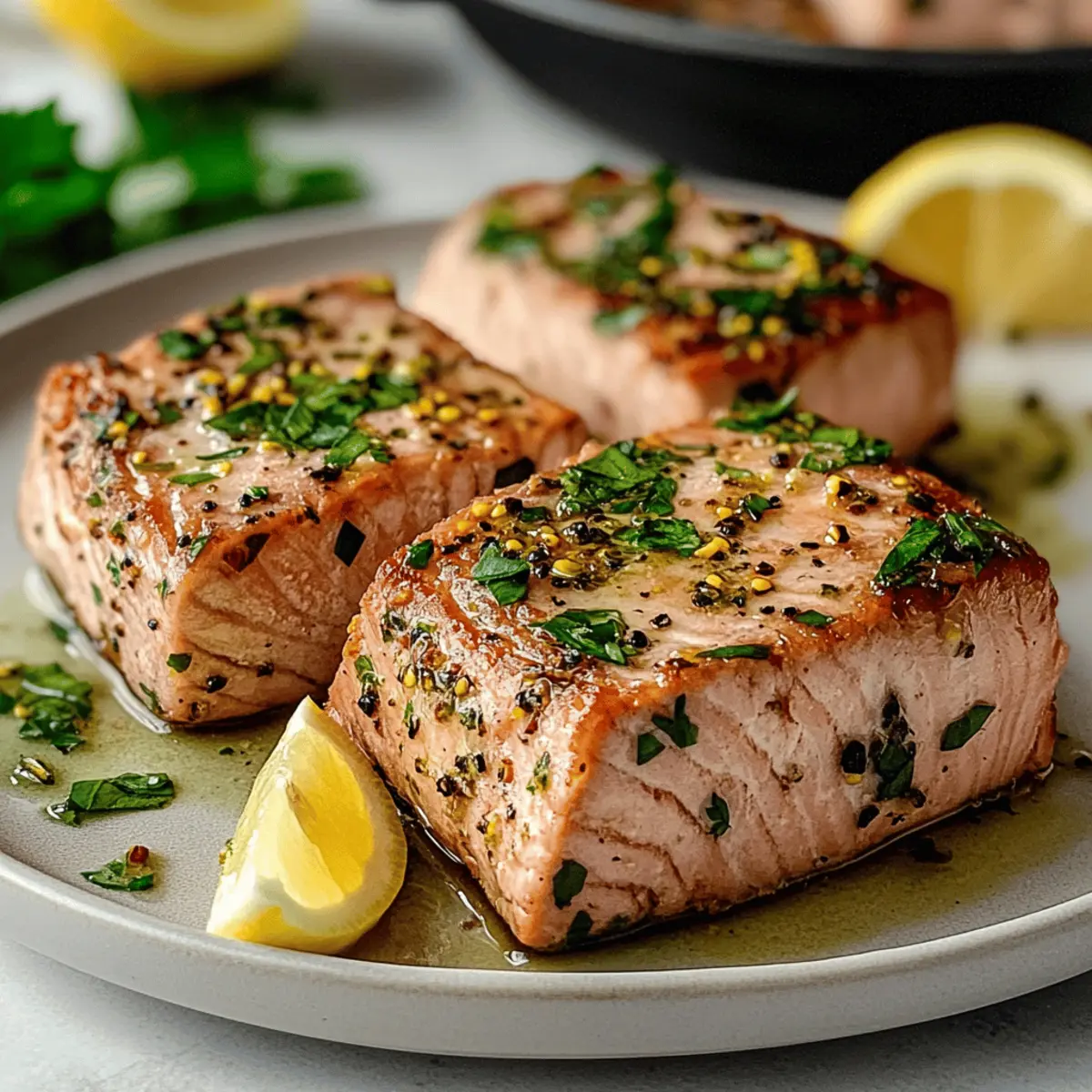 Crispy Air-Fried Tuna Steak with Zesty Herb Marinade