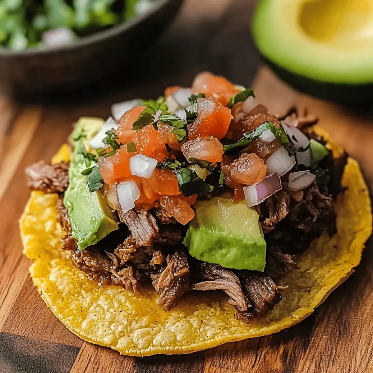Savor the Crunch: Mexican Tostadas de Carne Asada Delight