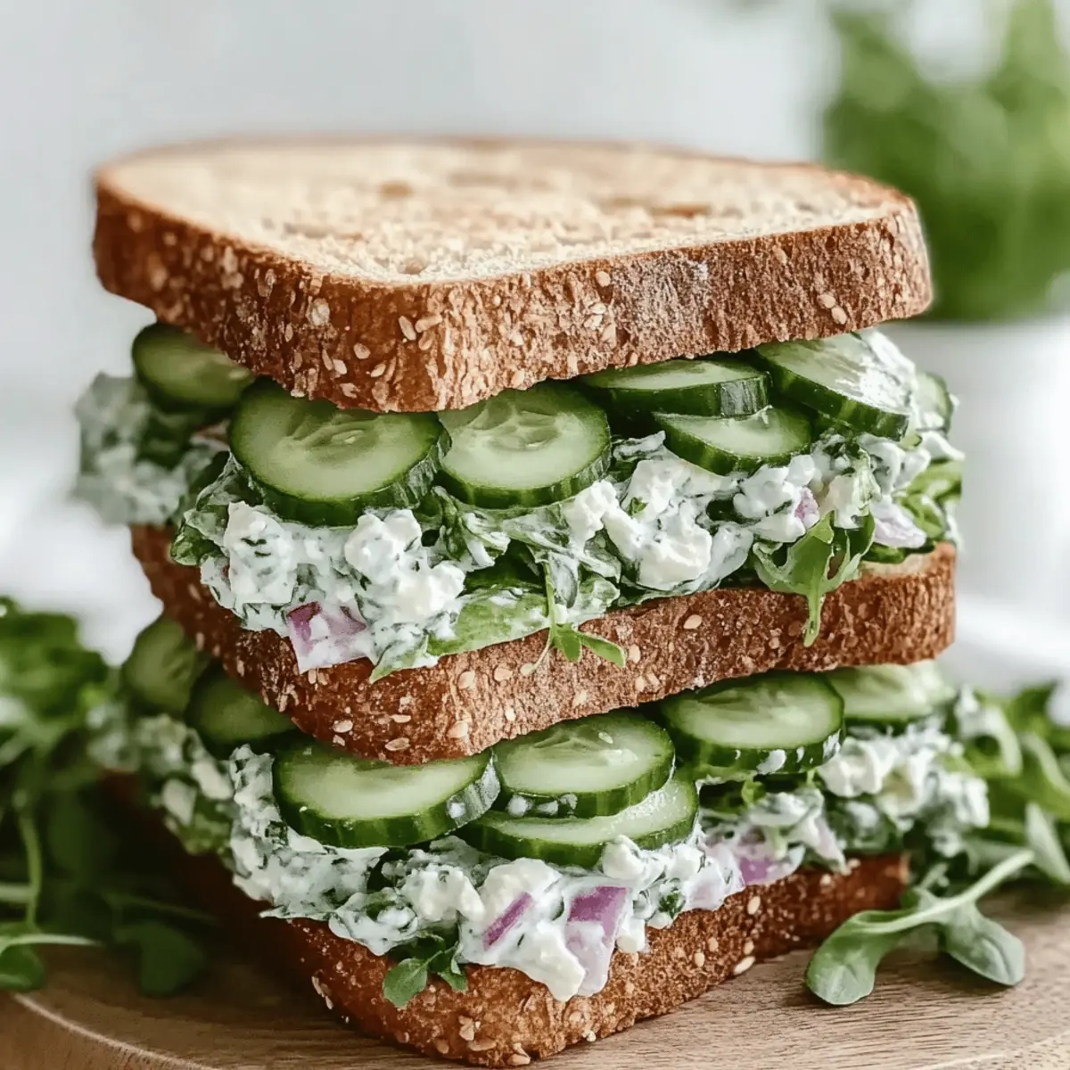 Easy Cucumber Salad Sandwiches for a Refreshing Snack