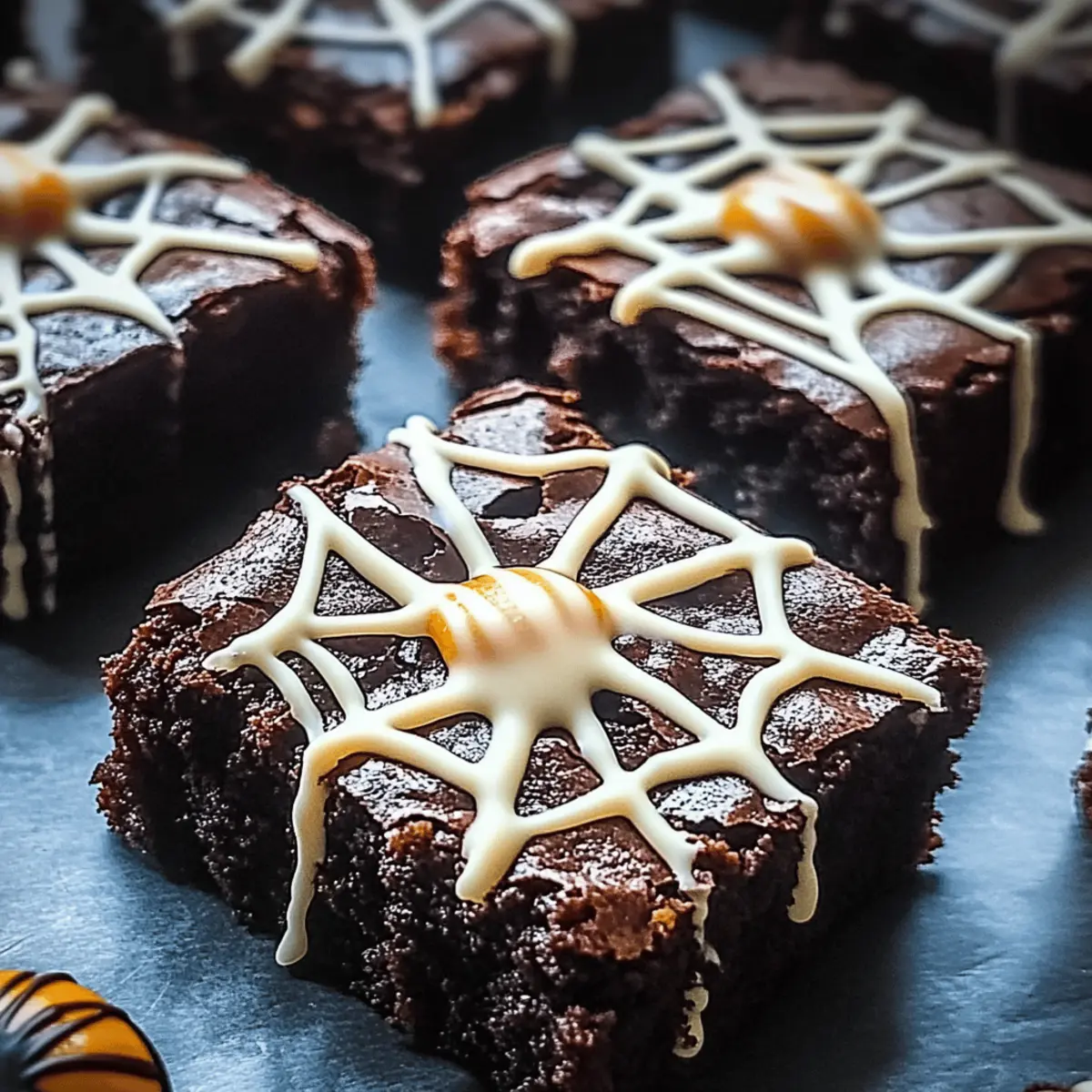 Spooky Spider Web Halloween Brownies Recipe to Impress Everyone