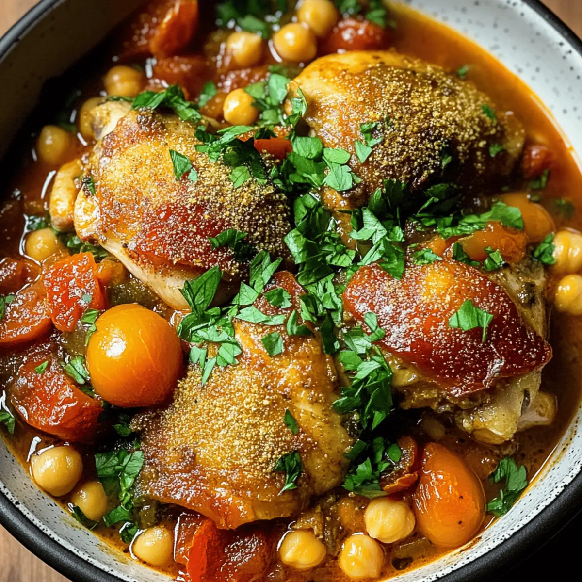 Moroccan Chicken Stew: A Cozy Escape with Sweet Apricots