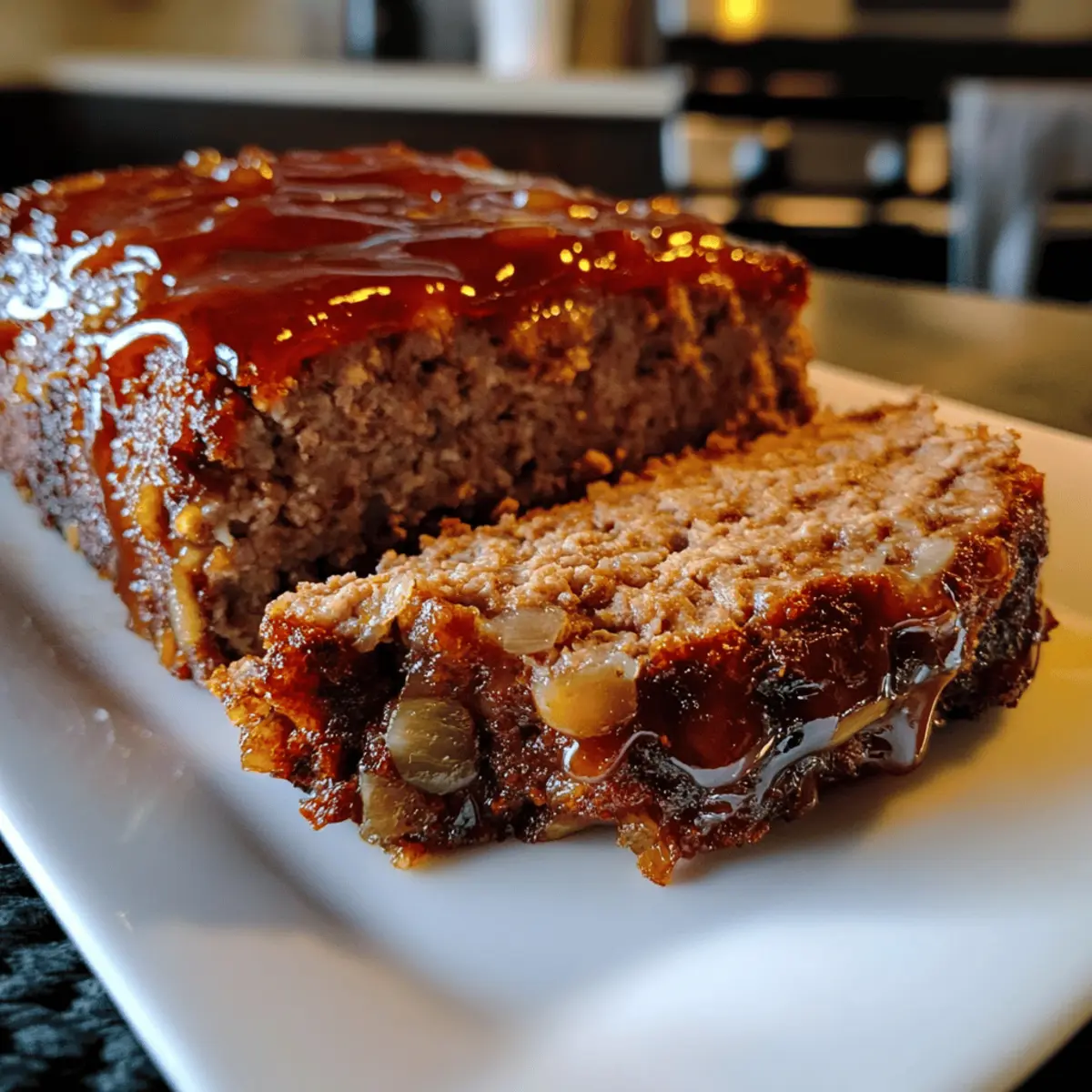 Irresistible Vintage Meatloaf with Sweet & Spicy Glaze Recipe