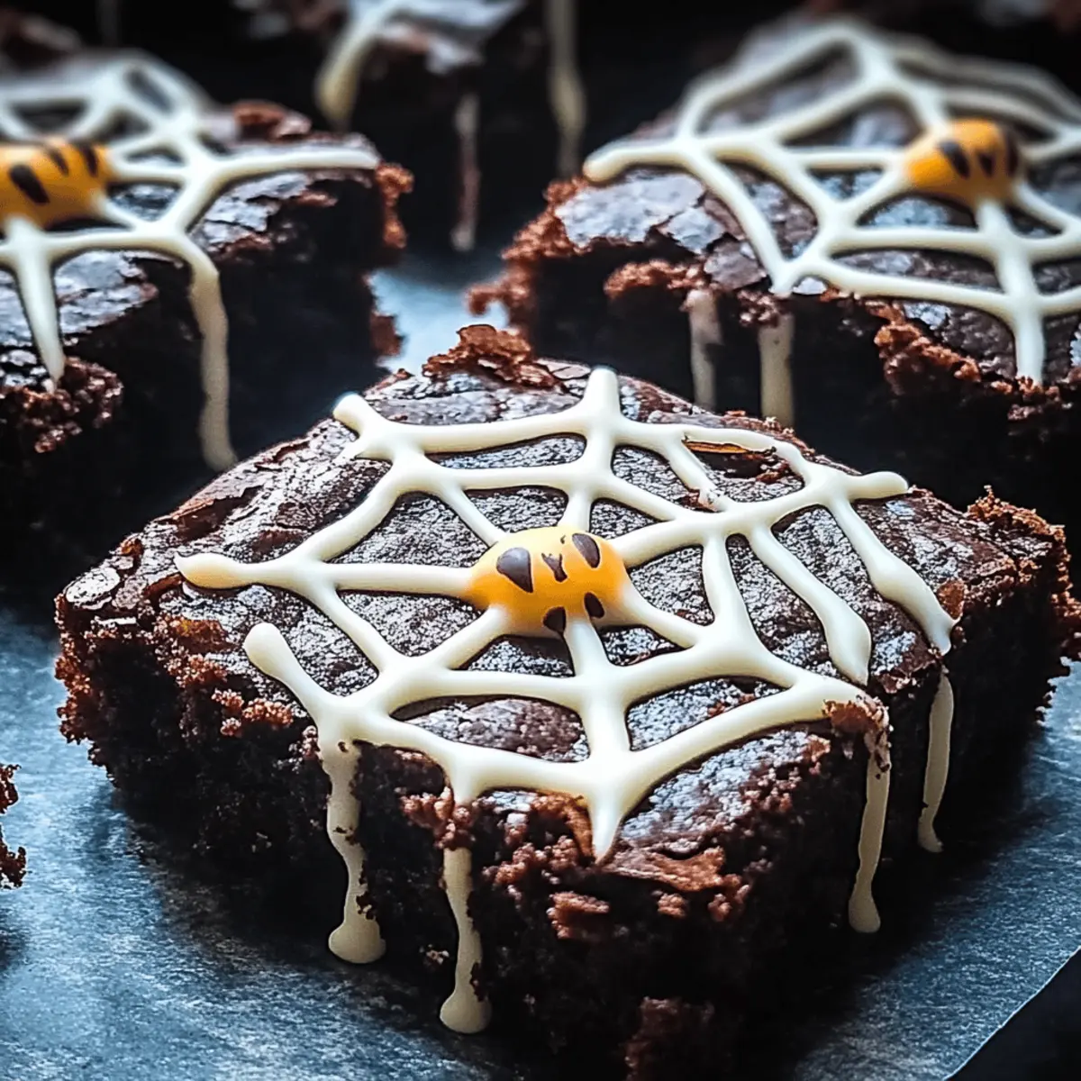 Spooky Spider Web Halloween Brownies Recipe to Wow Guests