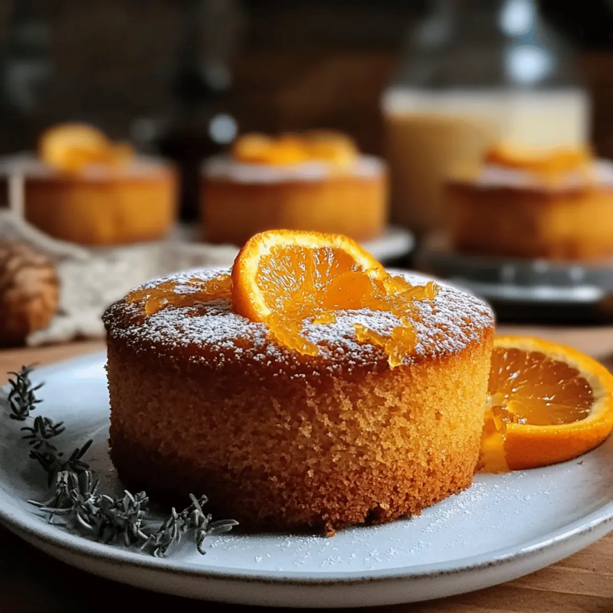 Orange Ginger Honey Cake | A Moist Spiced Citrus Delight