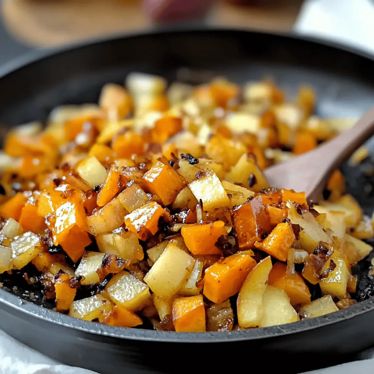 Caramelized Sweet Potato Apple Hash Browns for Cozy Mornings