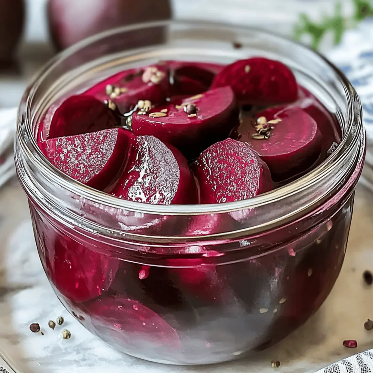 Crispy Pickled Beets: Elevate Every Meal with Colorful Crunch