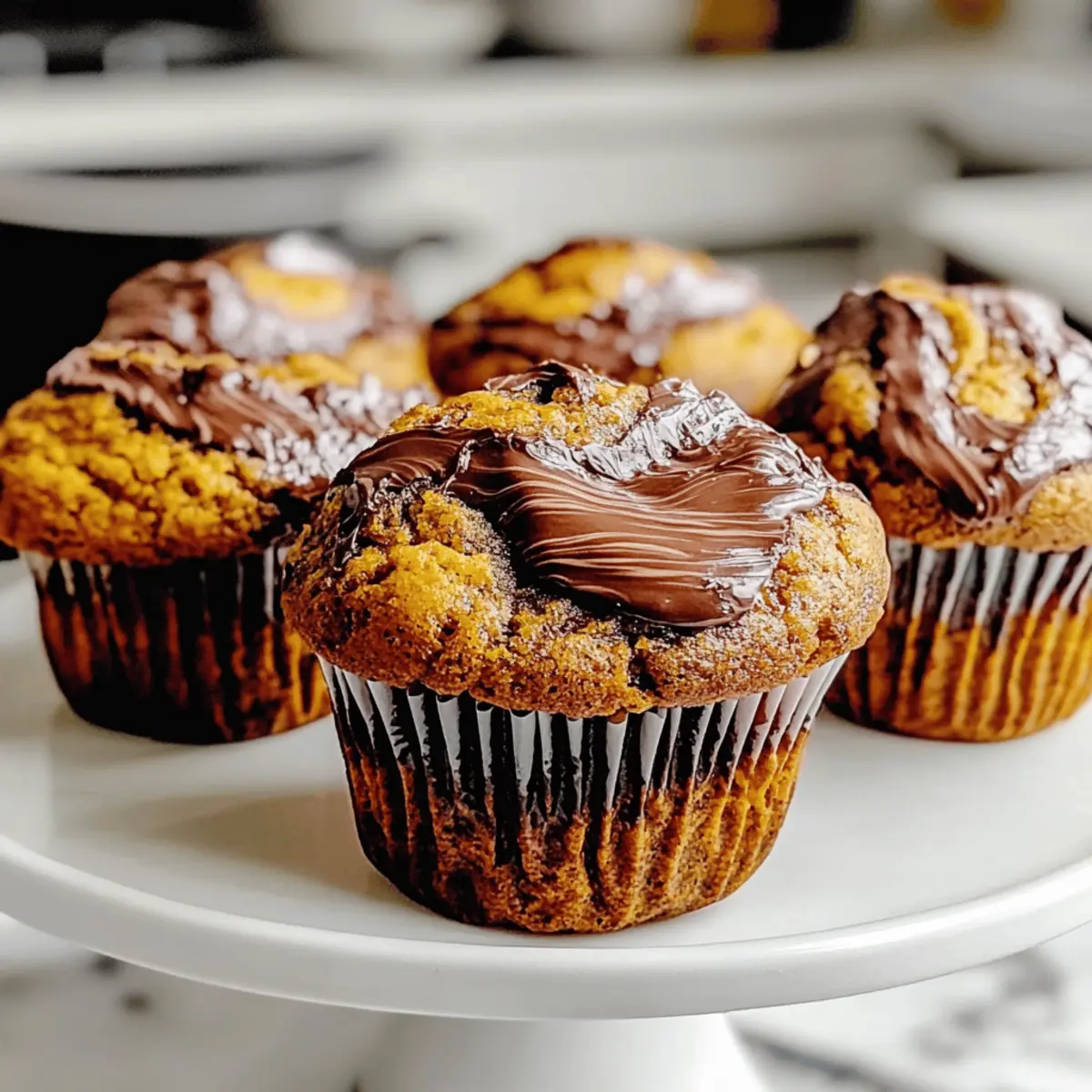 Delicious Nutella Swirl Pumpkin Muffins for Cozy Mornings
