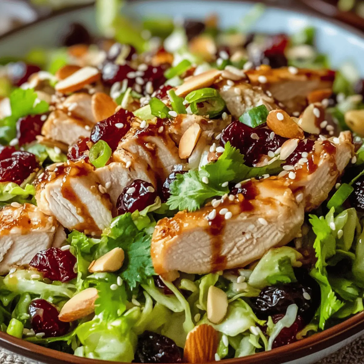 Asian Chicken Cranberry Salad – A Refreshing Flavor Burst