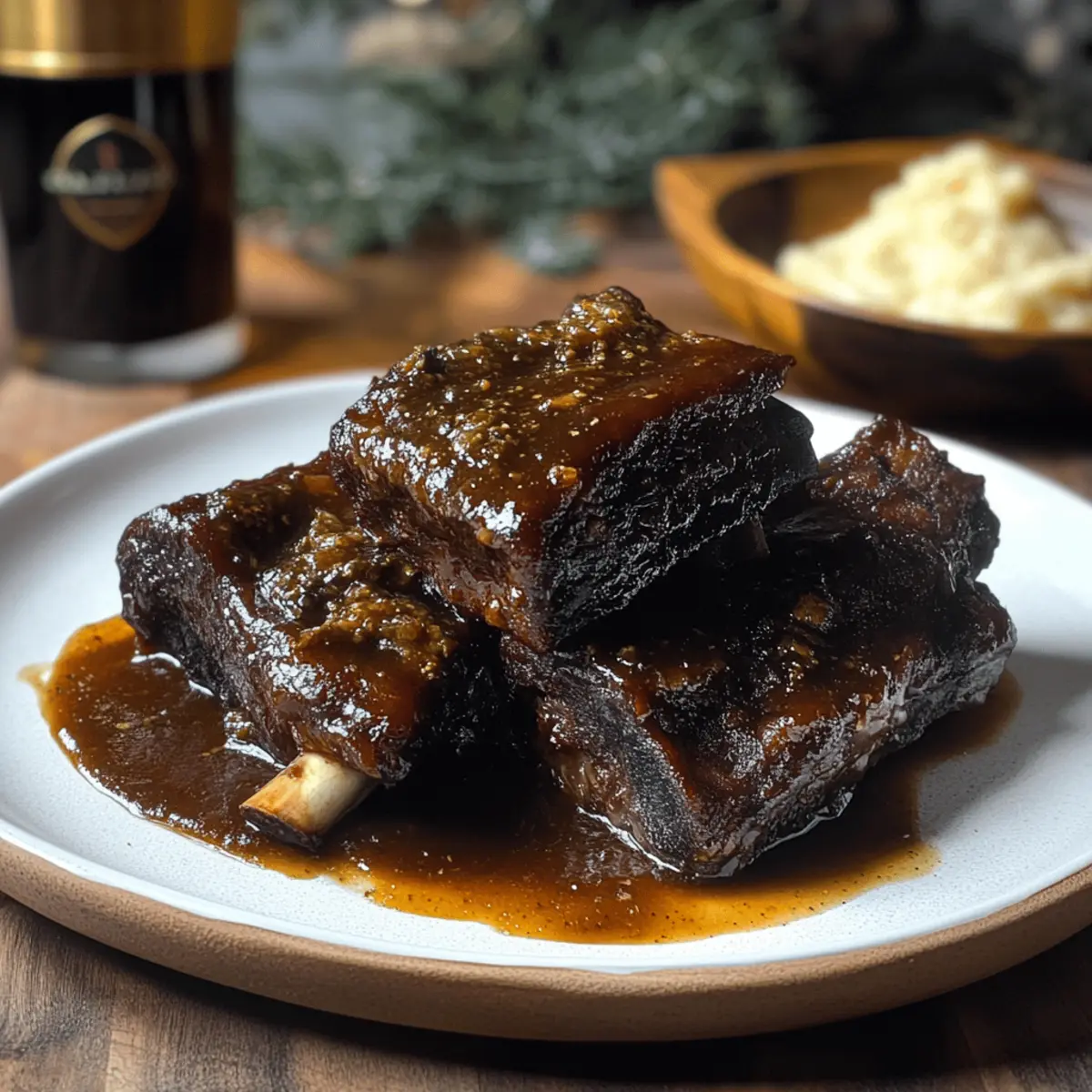 Savory Balsamic Bourbon Short Ribs for Cozy Winter Nights