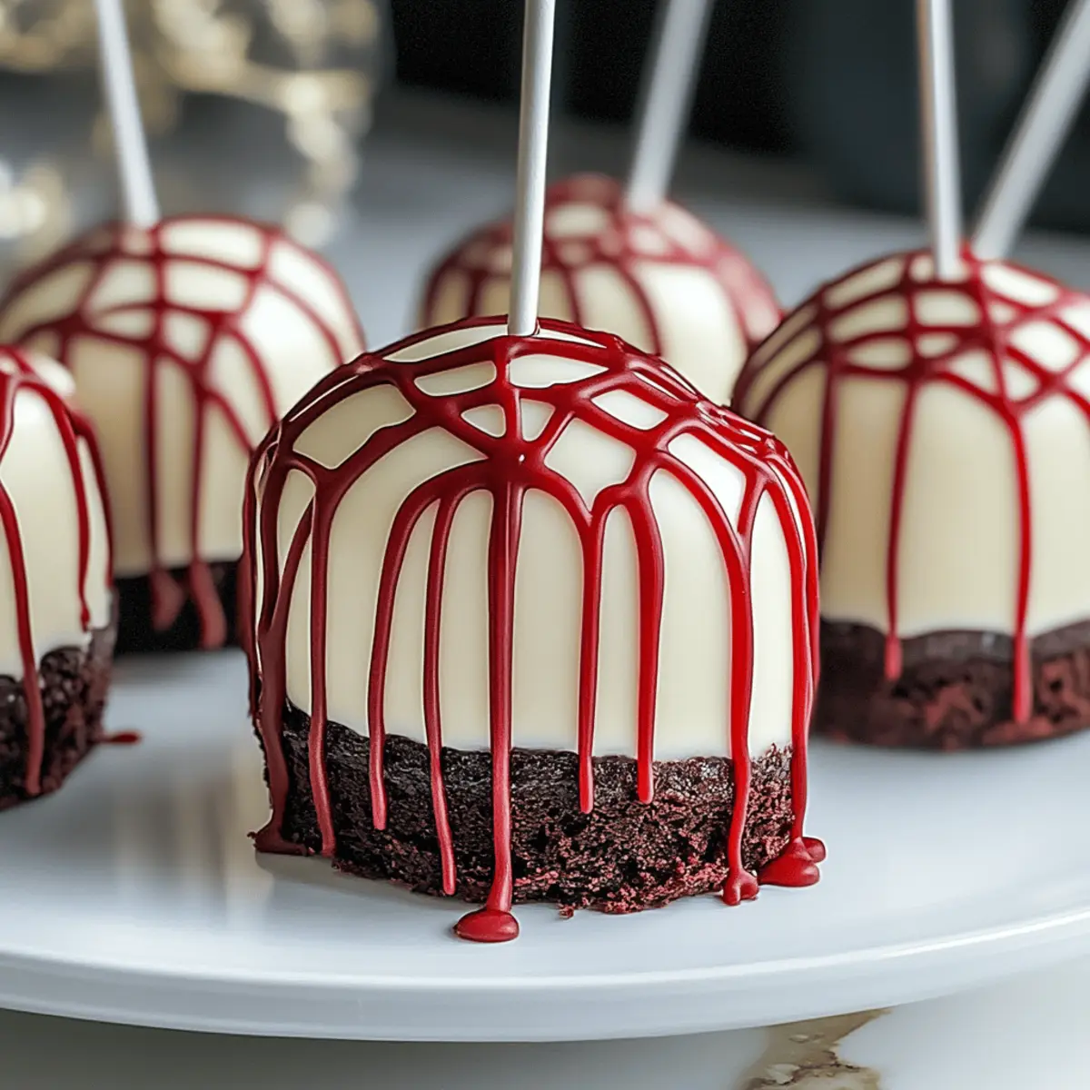 Bloody Red Velvet Cake Pops: Spooktacular Halloween Treats