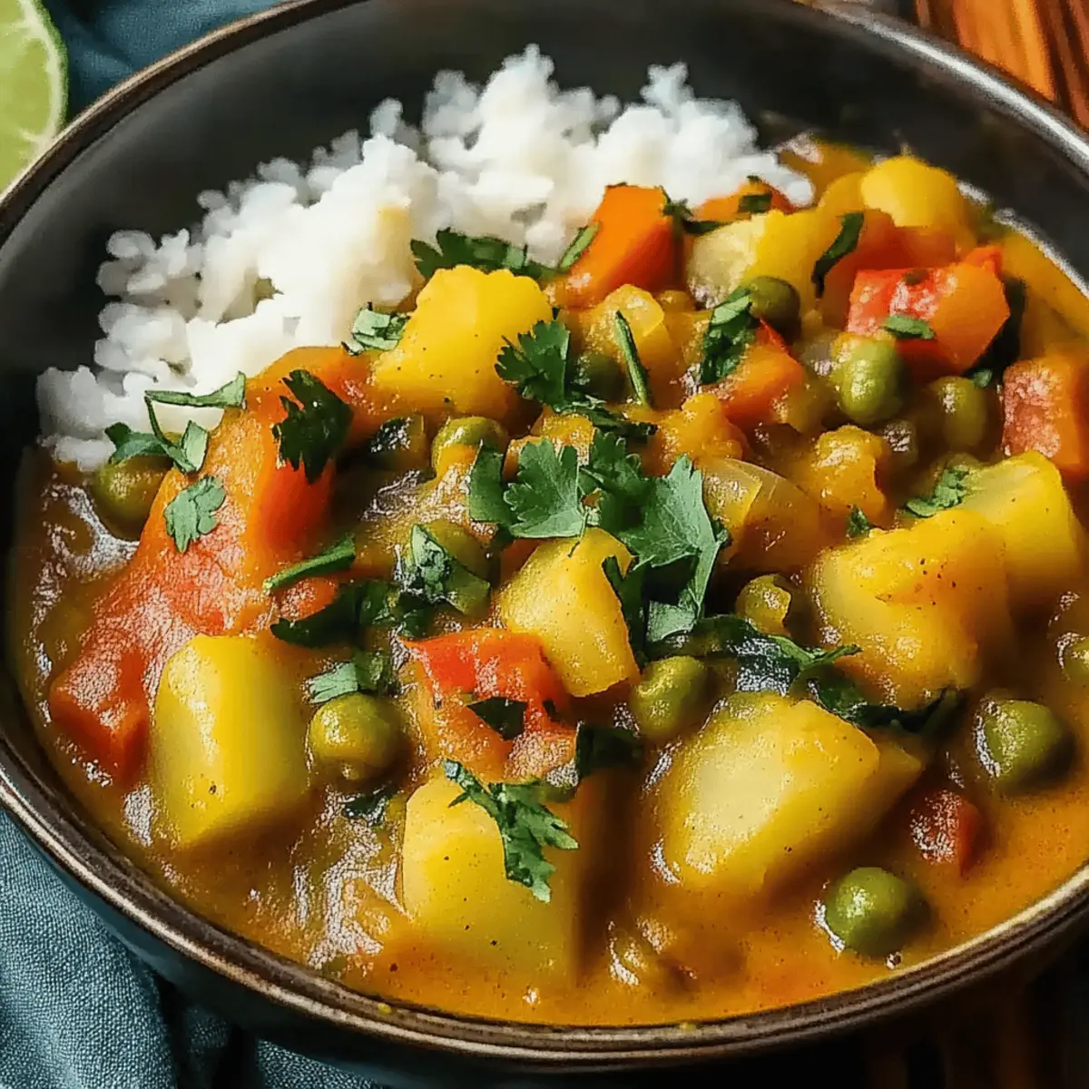 Caribbean Vegetable Curry: A Cozy Vegan Comfort Dish