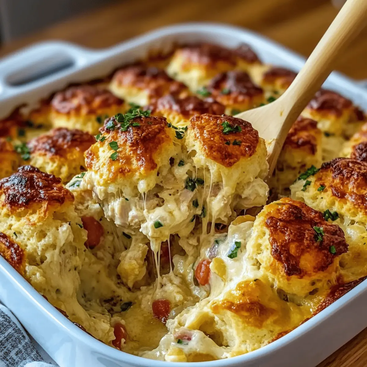 Heavenly Chicken Bubble Biscuit Bake Casserole Bliss