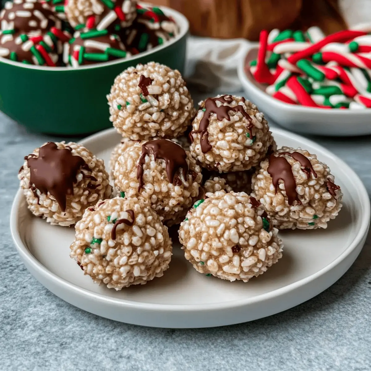 Delightful Chocolate Rice Krispie Balls for Easy Gifting
