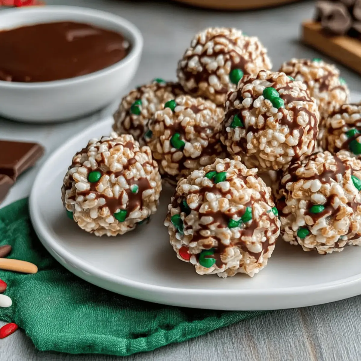 Chocolate Rice Krispie Balls: Irresistible No-Bake Delight