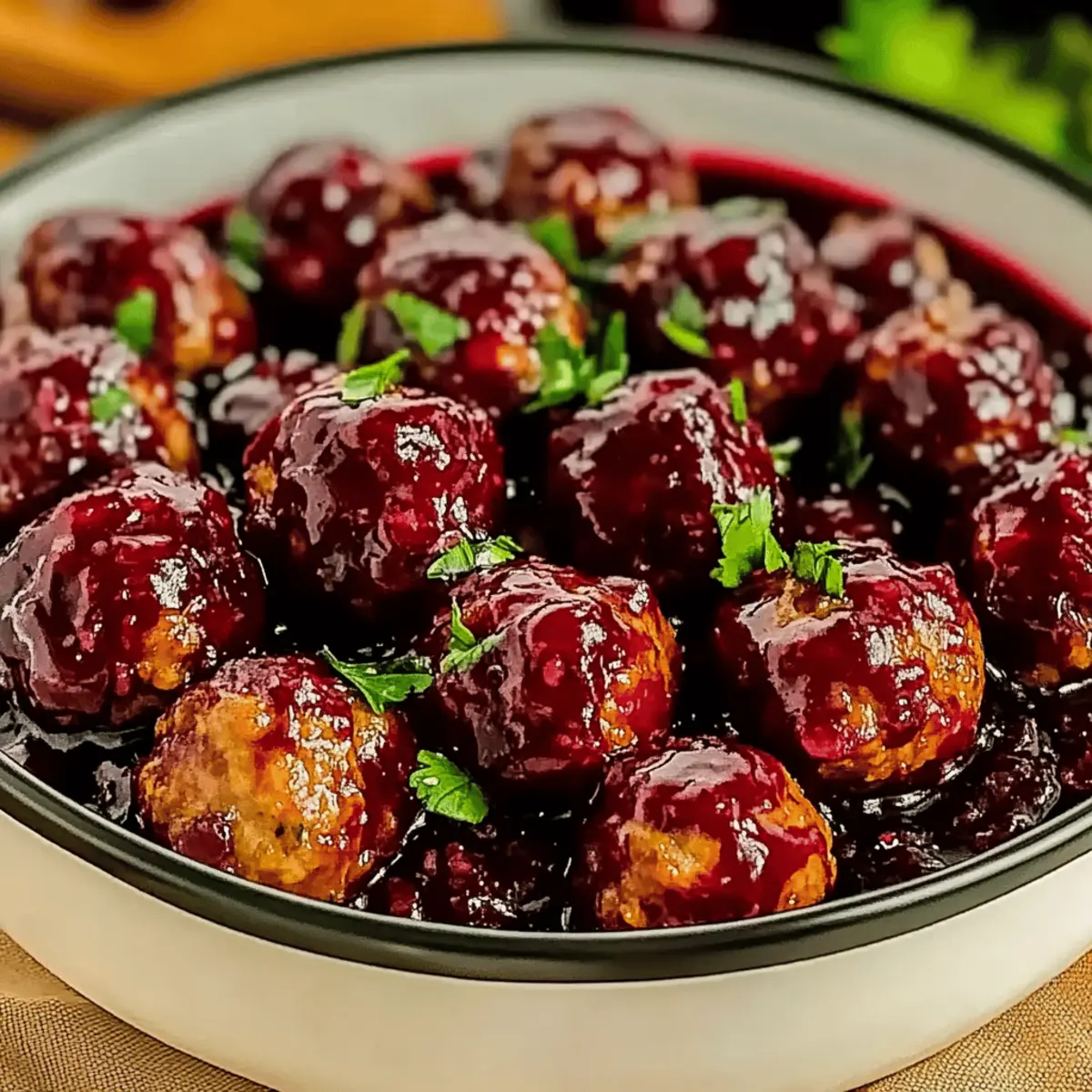 Delicious Christmas Cranberry Meatballs in Just 30 Minutes