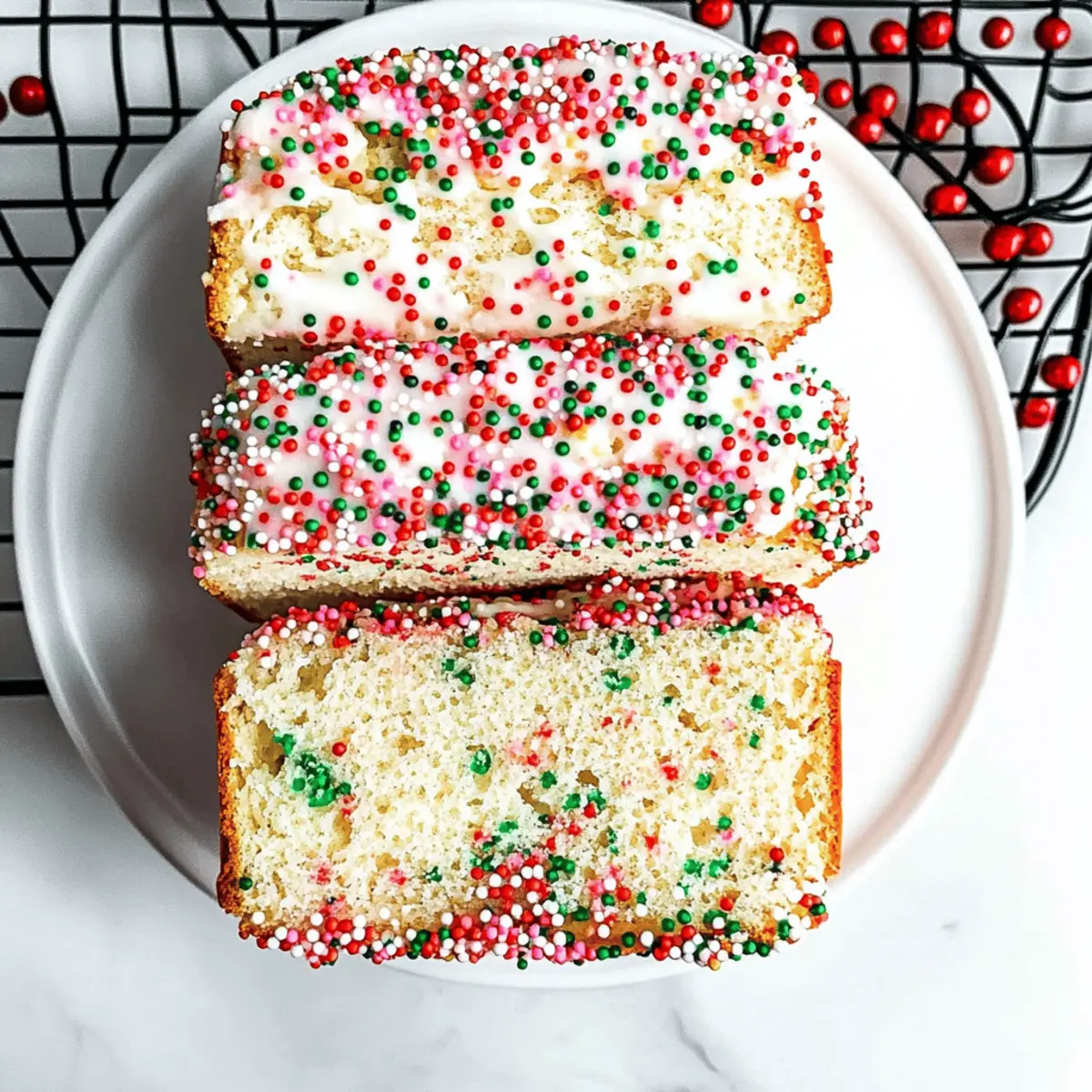Delightful Christmas Sprinkle Buttermilk Bread for Joyful Mornings