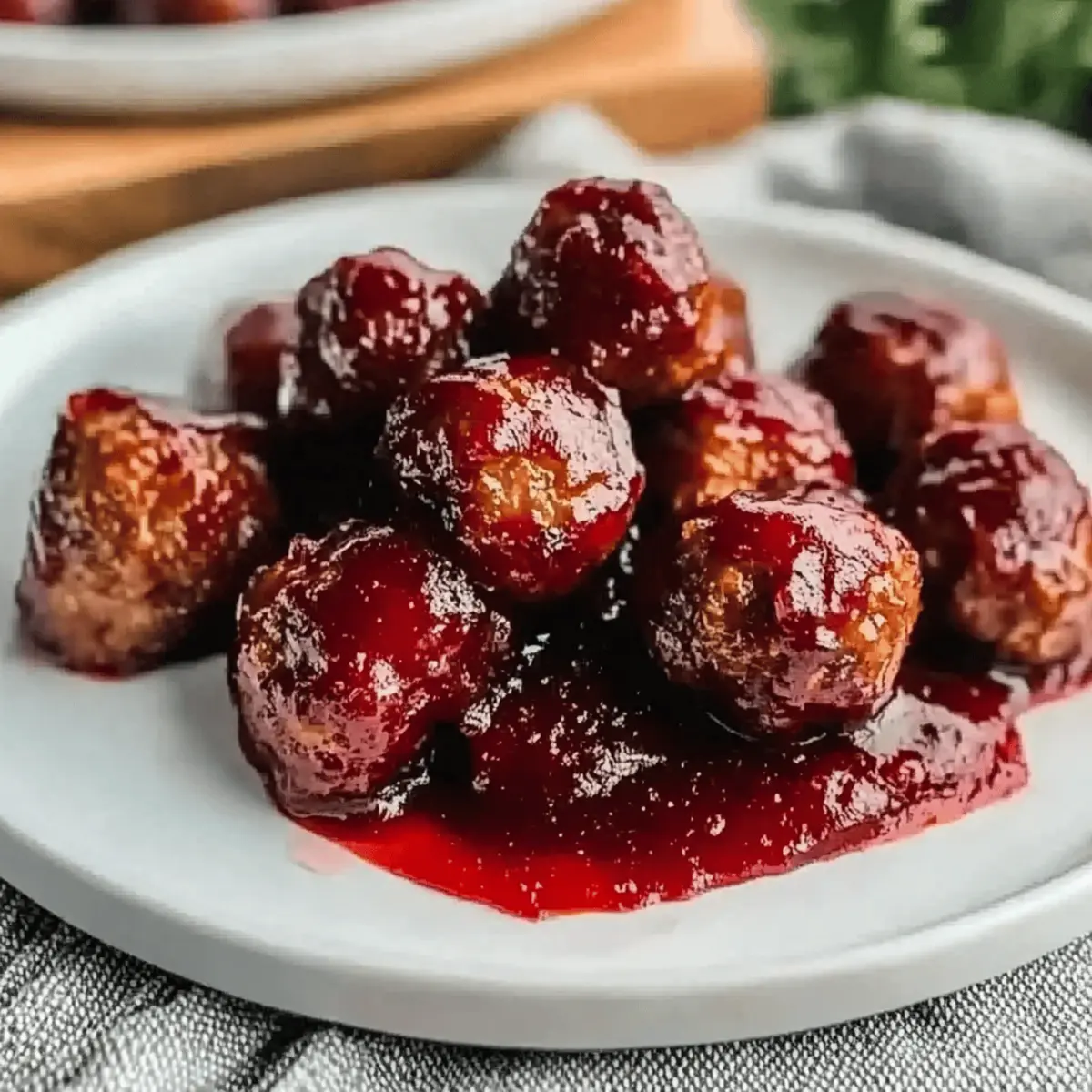 Cranberry Sauce Meatballs: Holiday Flavor in Every Bite