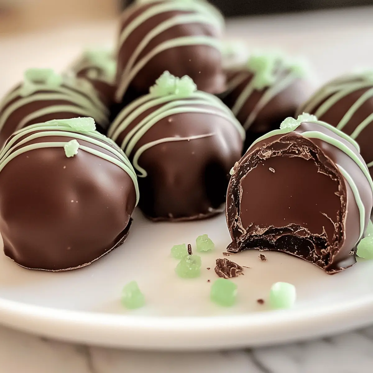 Irresistibly Creamy Andes Mint Chocolate Truffles to Indulge