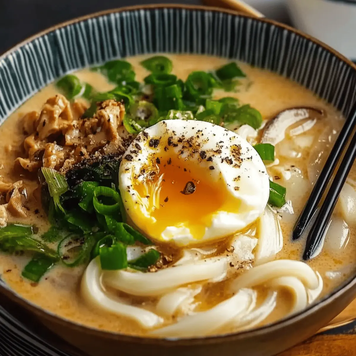 Creamy Miso Udon Soup: Quick Comfort in Every Silky Spoonful