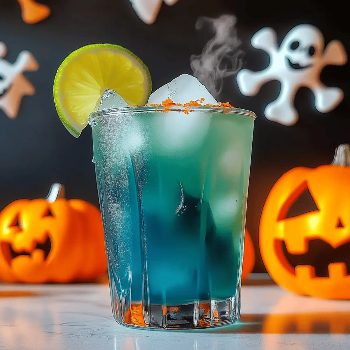 Ectoplasm Elixir Mocktail: A Spooky Sip for Halloween Fun
