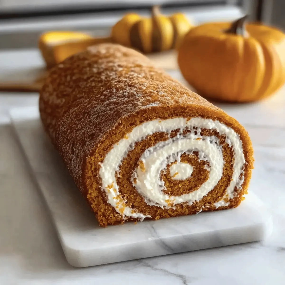 Fall Pumpkin Spice Roll Cake that Will Wow Your Guests