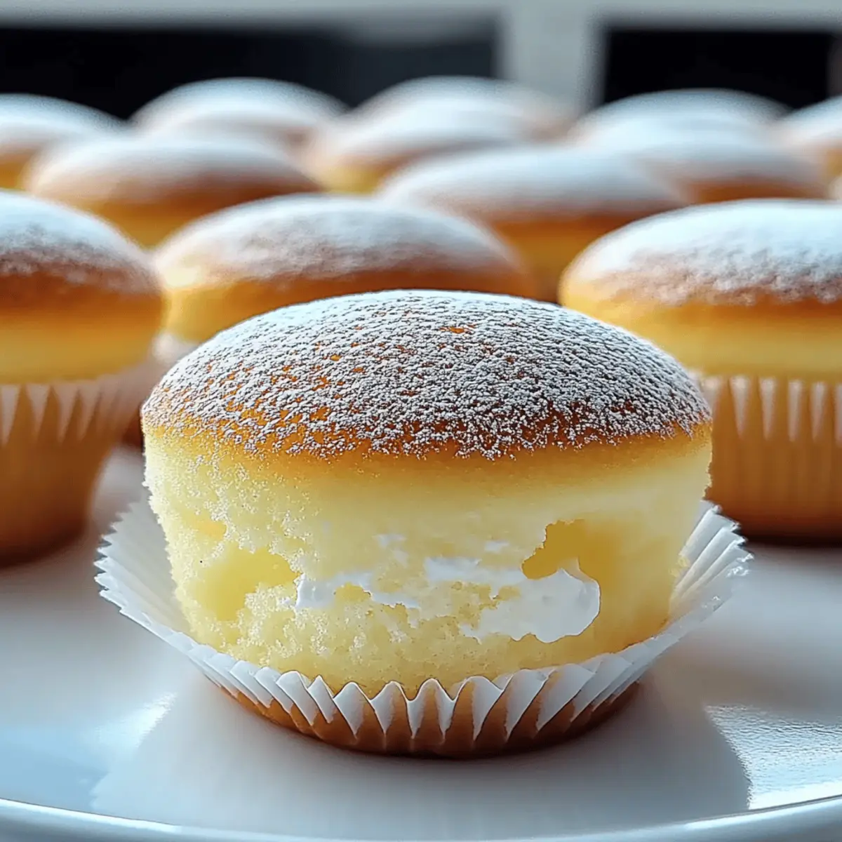 Fluffy Japanese Cotton Cheesecake Cupcakes for Heavenly Indulgence