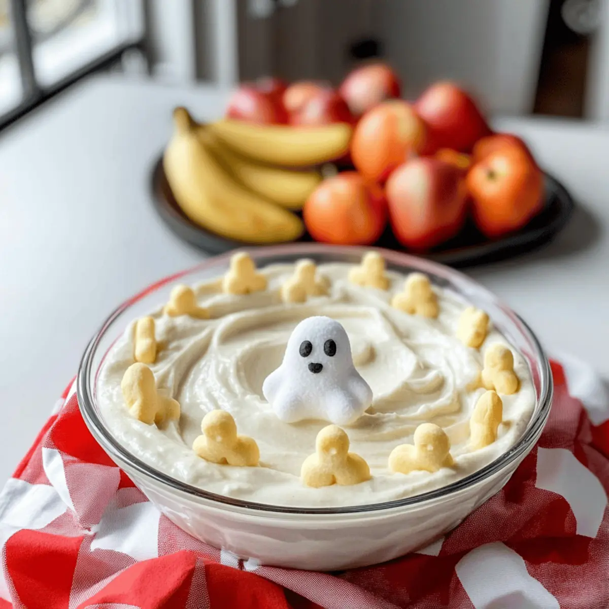 Ghostly Greek Yogurt Fruit Dip: A Fun Halloween Treat