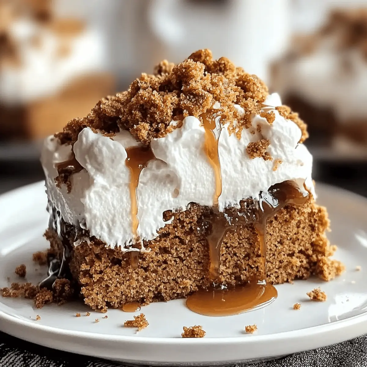 Gingerbread Poke Cake: Cozy Holiday Flavor in Every Bite