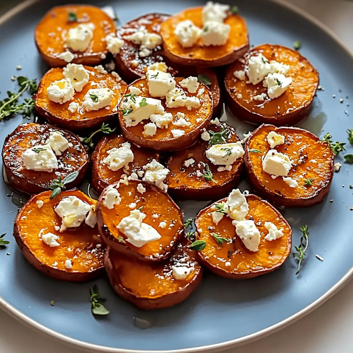 Honey Feta Sweet Potato Rounds That Wow Your Taste Buds