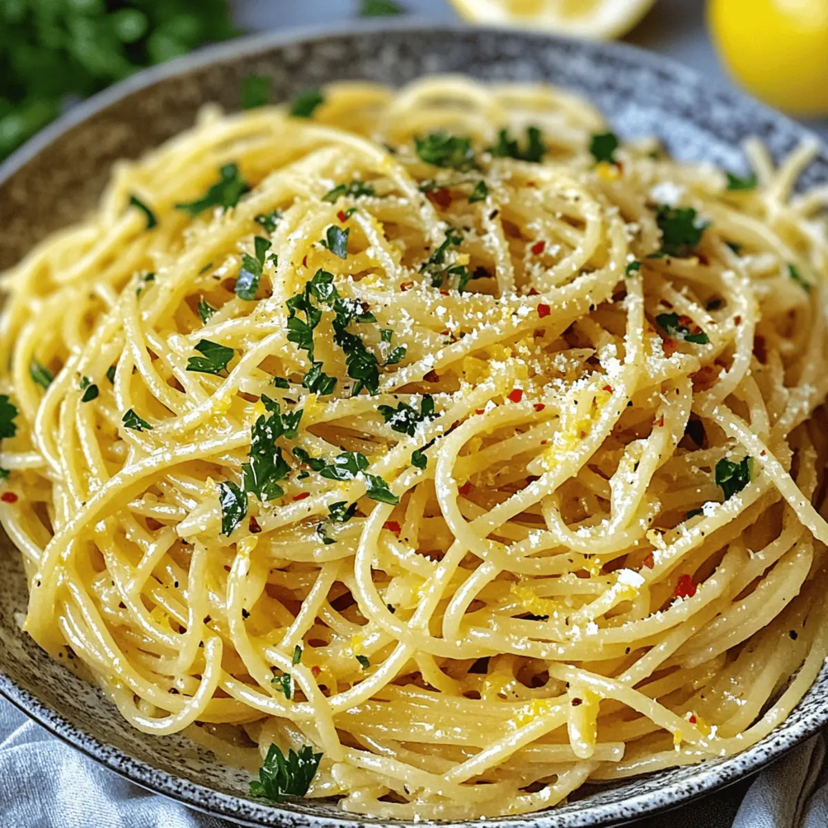 Mouthwatering Italian Lemon Garlic Pasta in 30 Minutes