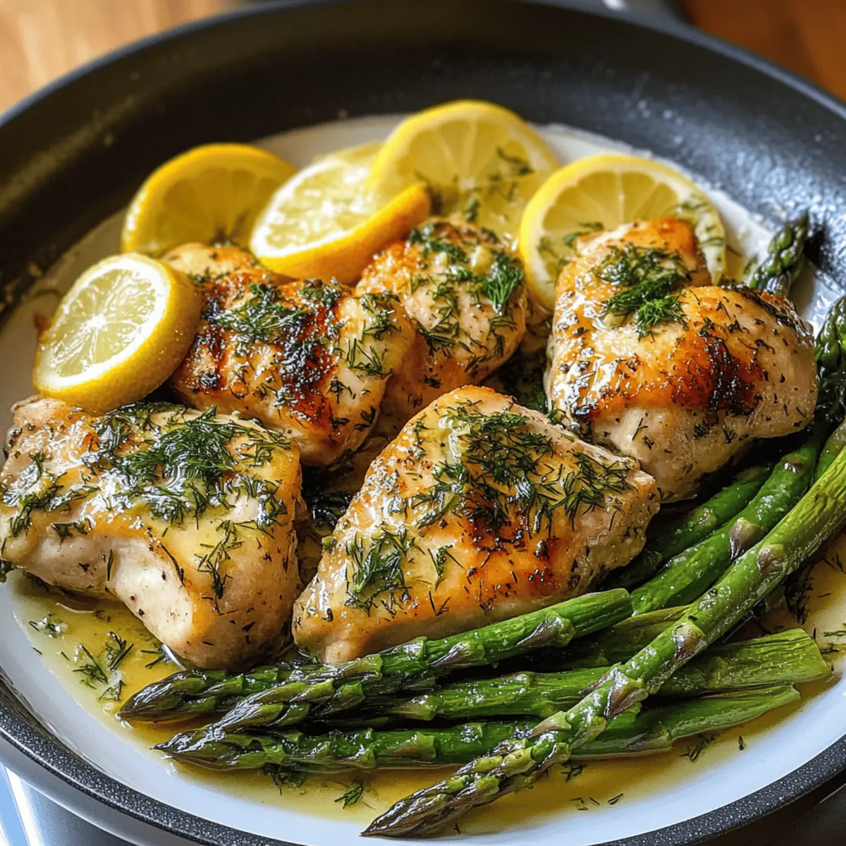 Lemon and Dill Butter Garlic Chicken: Quick One-Pan Wonder