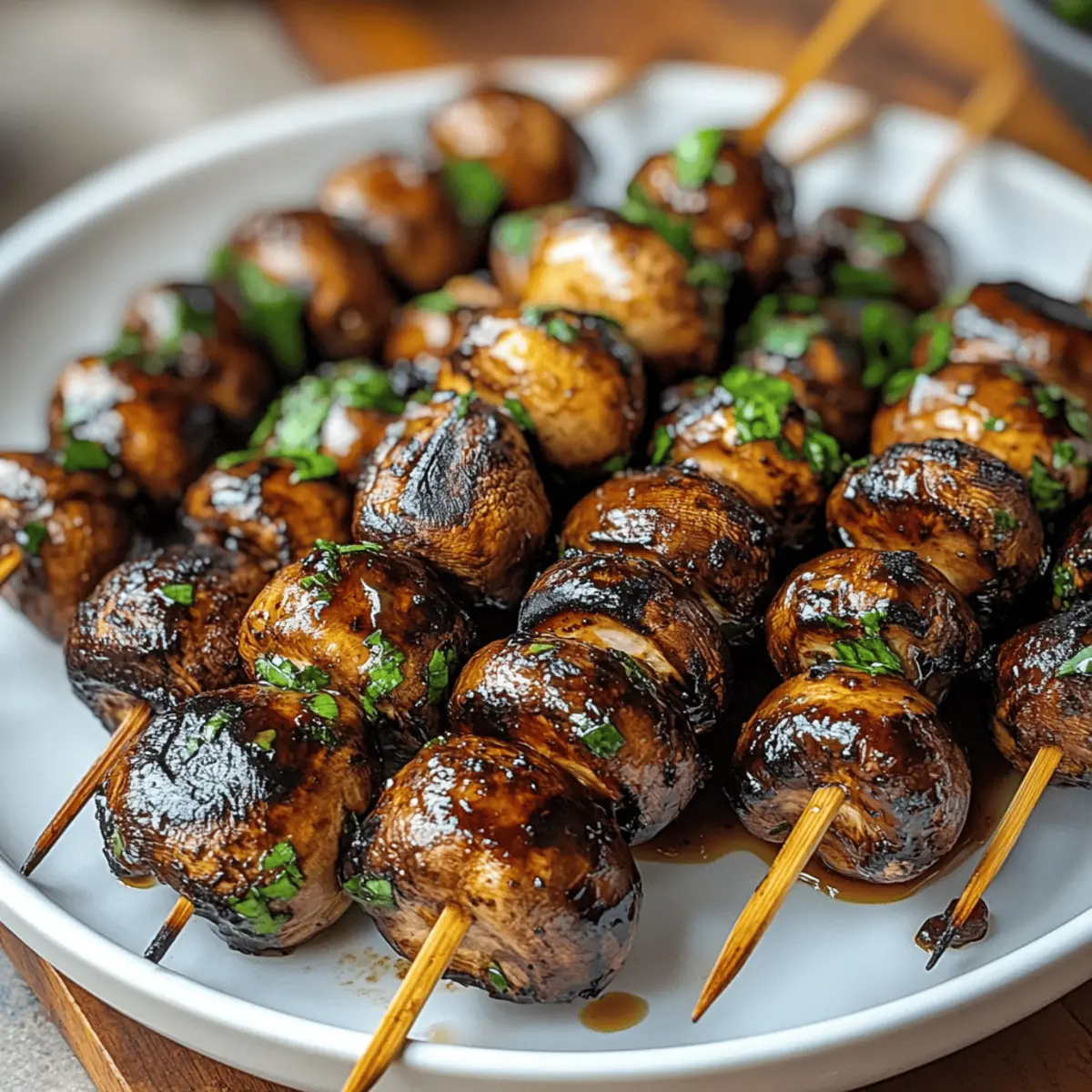Delicious Marinated Grilled Mushroom Skewers to Wow Your Guests