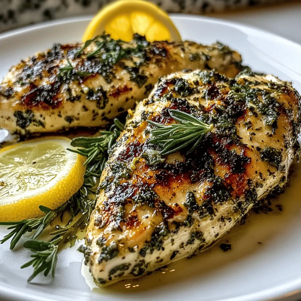 Mediterranean Herb Crusted Grilled Chicken for Juicy Flavor