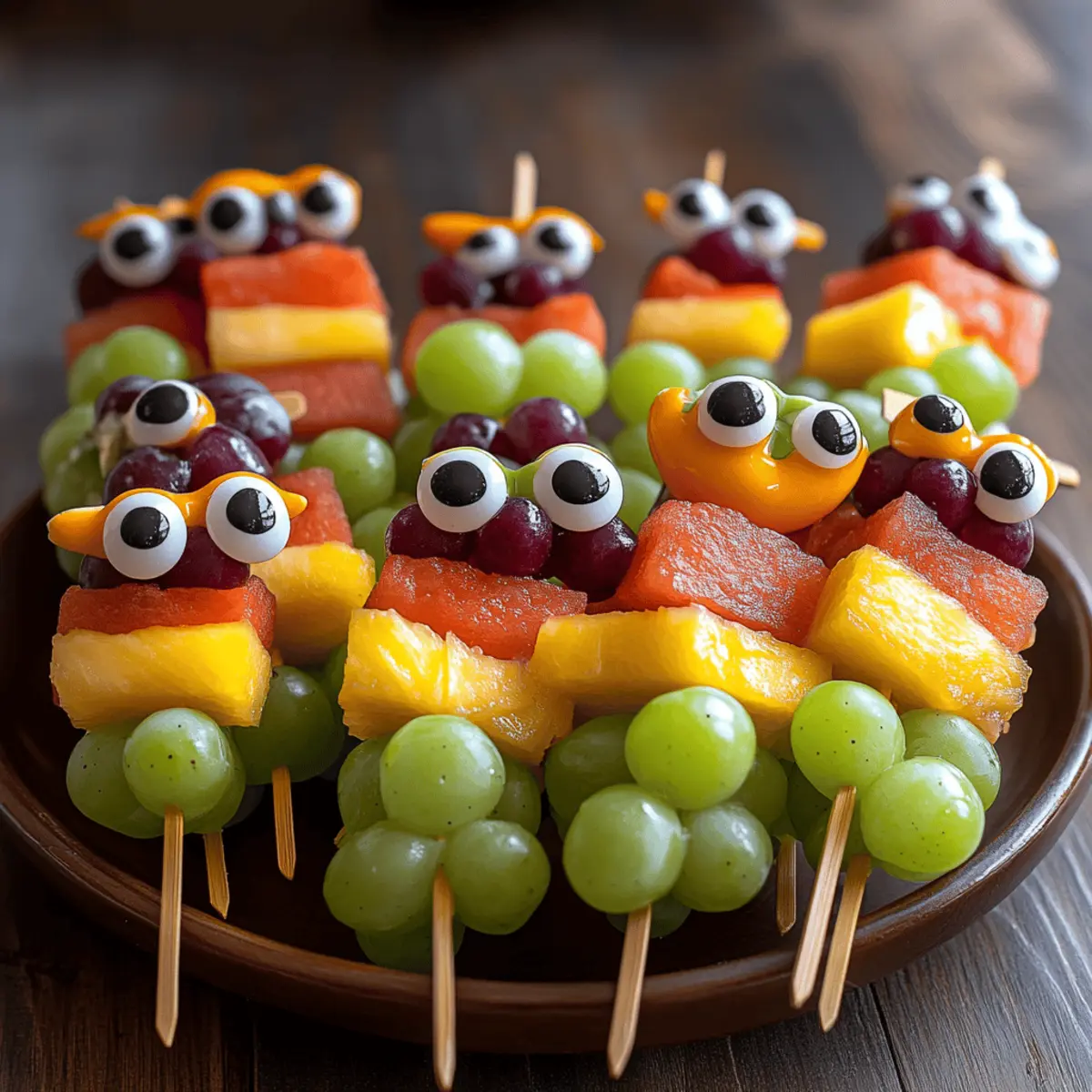 Monster Fruit Skewers: A Whimsical Halloween Delight