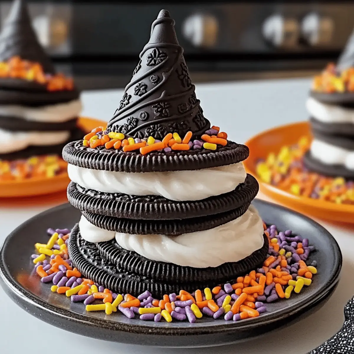 Delicious Oreo Witch Hat Cookies to Wow Your Halloween Party