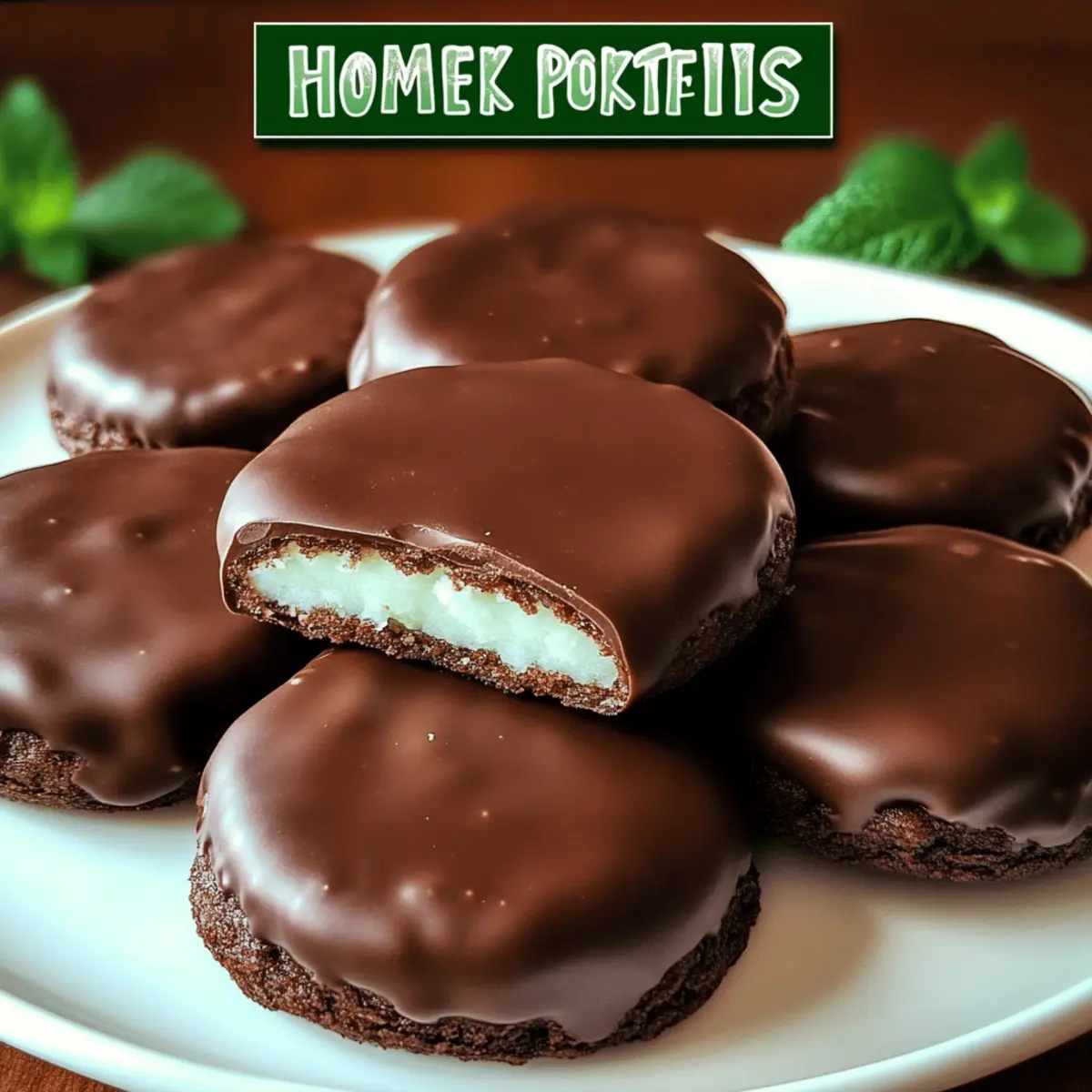 Homemade Peppermint Patties that Melt in Your Mouth