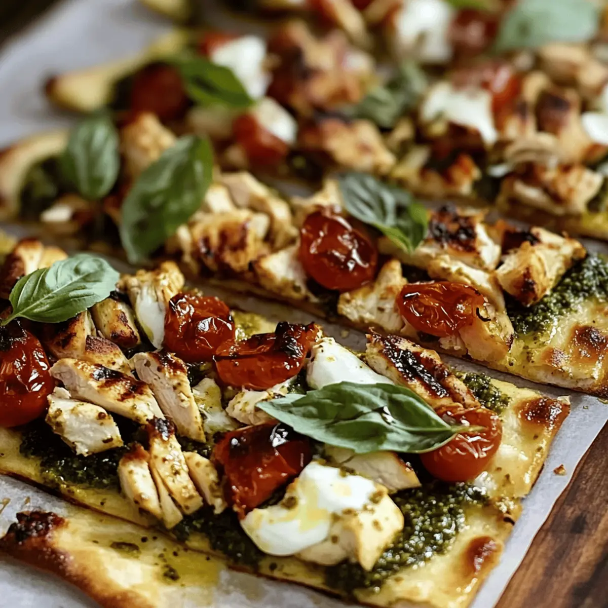 Pesto Chicken Flatbread: A Tasty Twist for Quick Dinners