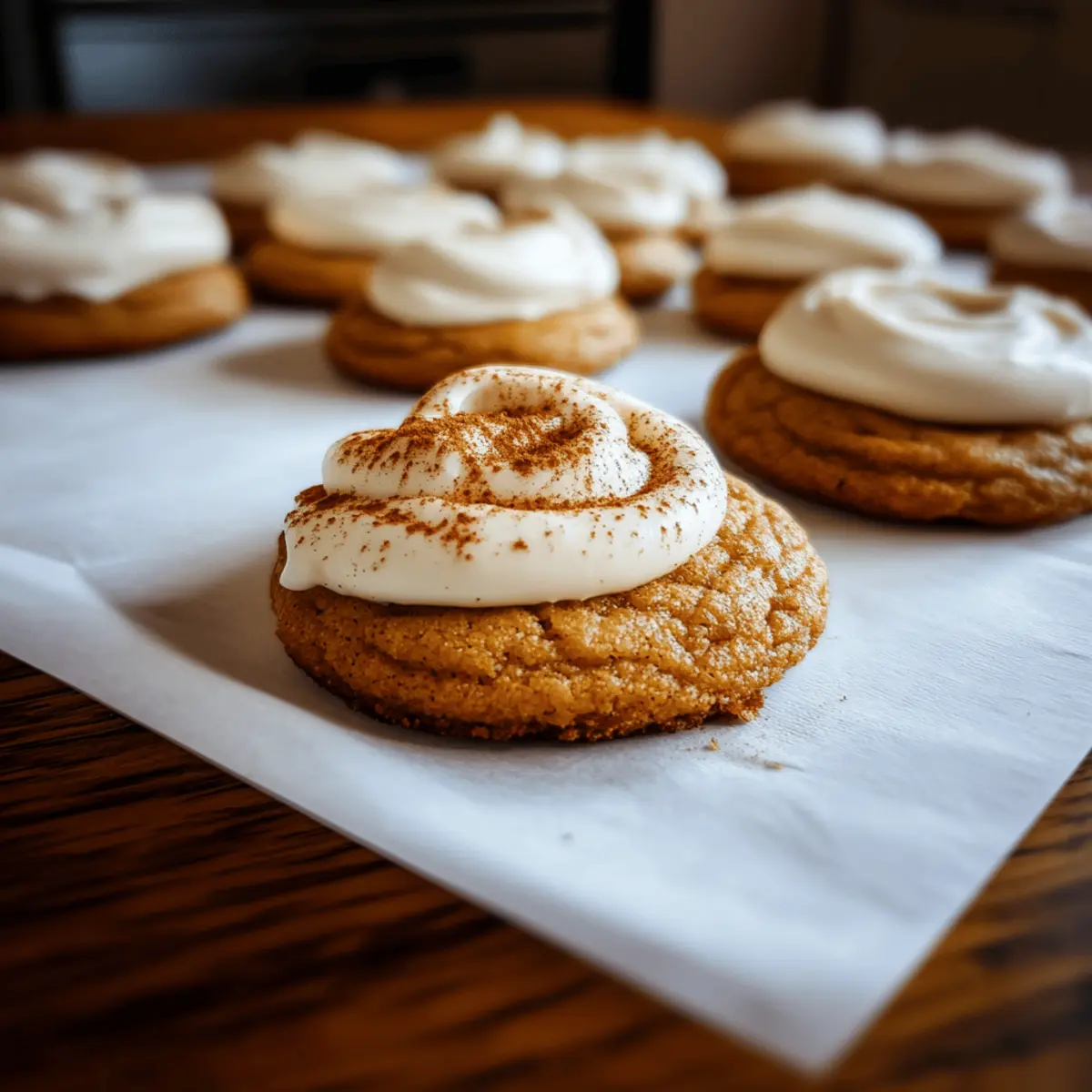 Pumpkin Sugar Cookies with Cream Cheese Frosting That Melt Hearts