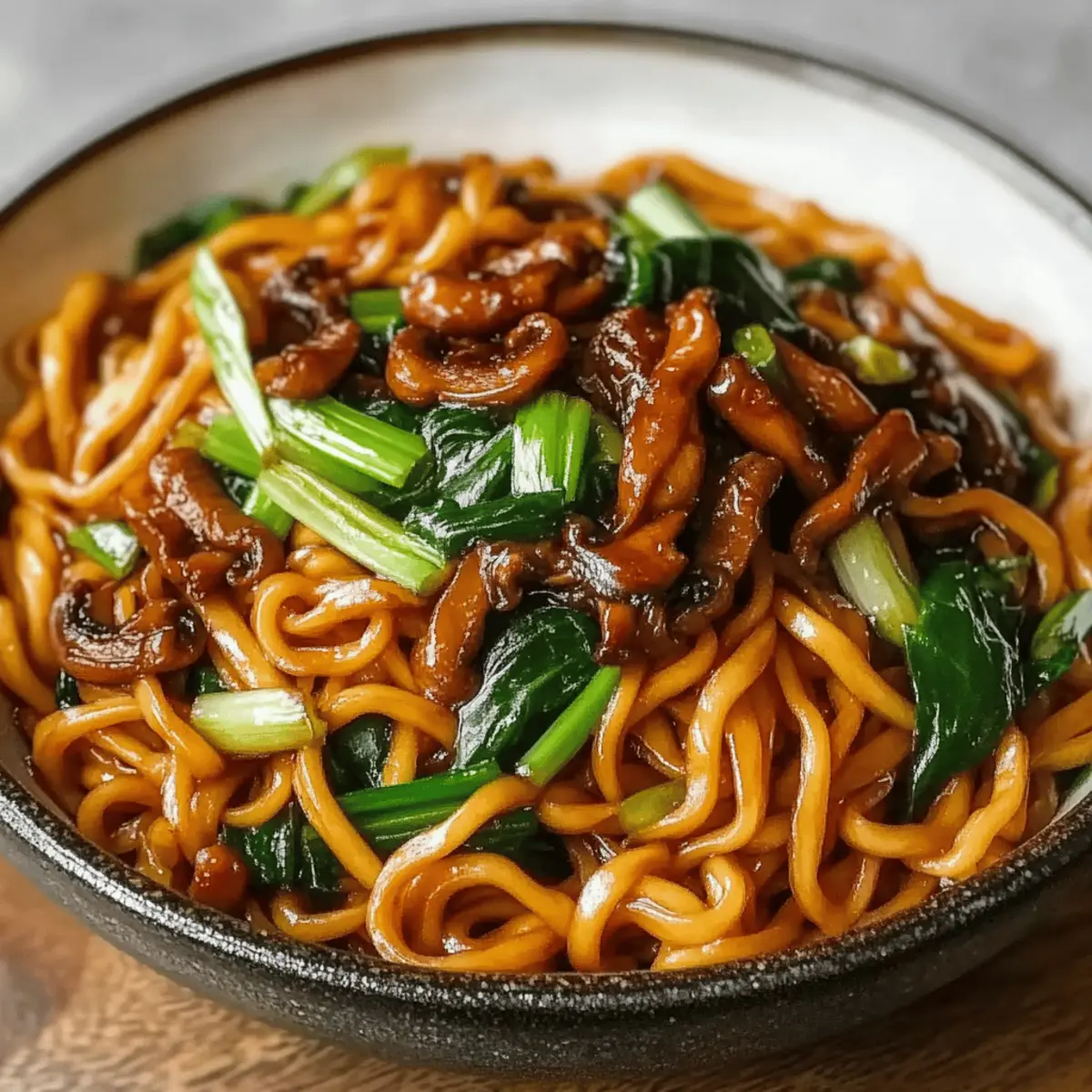 Savory Shanghai Fried Noodles Ready in 30 Minutes